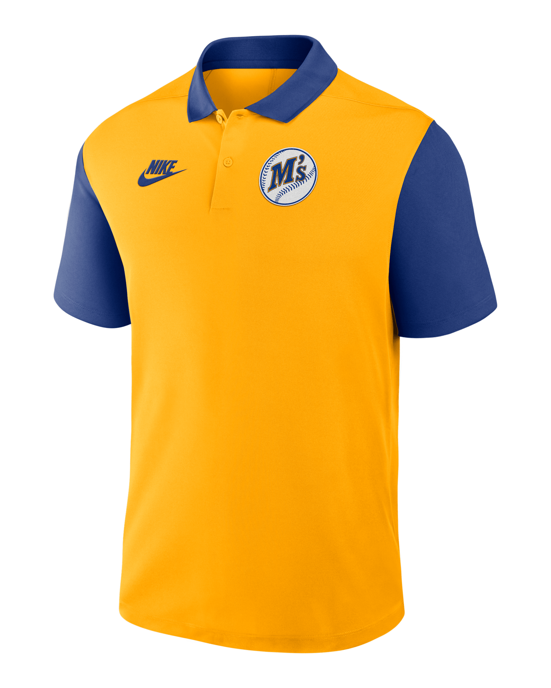 Polo Nike Dri-FIT de la MLB para hombre Seattle Mariners Cooperstown Victory - Azul