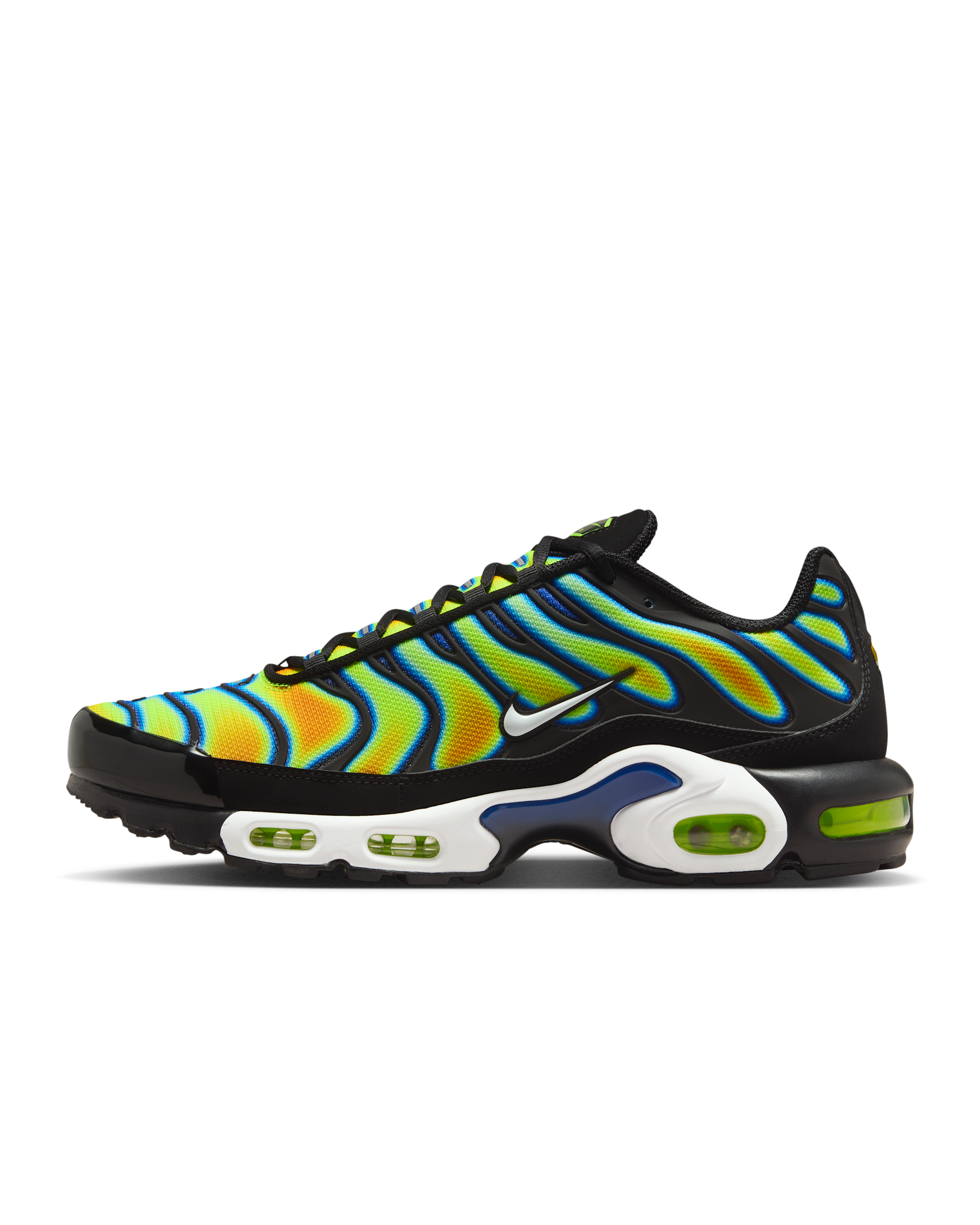 Nike Air Max Plus Ayakkabı - Siyah/Sundial/Neon Yellow/Beyaz