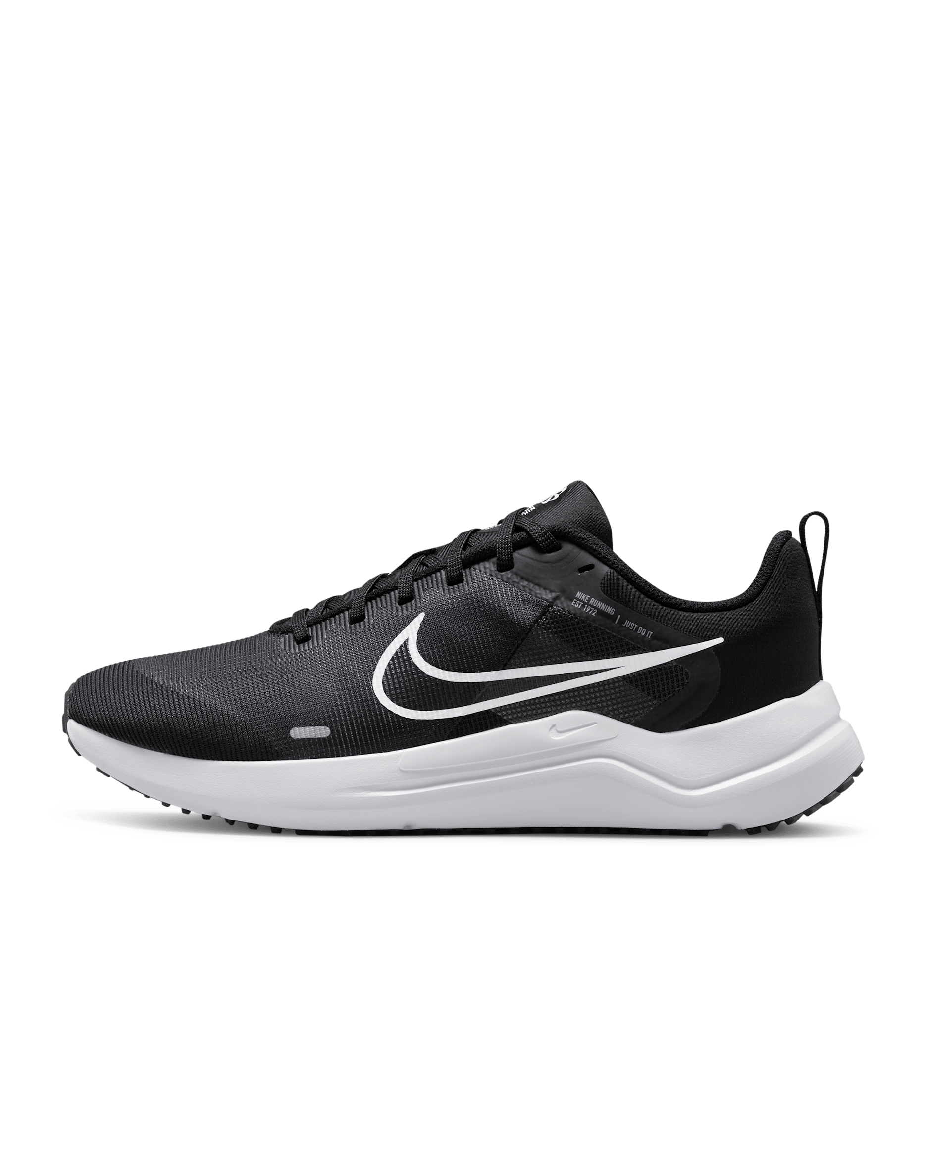 Nike Downshifter 12 Women's Road Running Shoes - Black/Smoke Grey/Pure Platinum/White