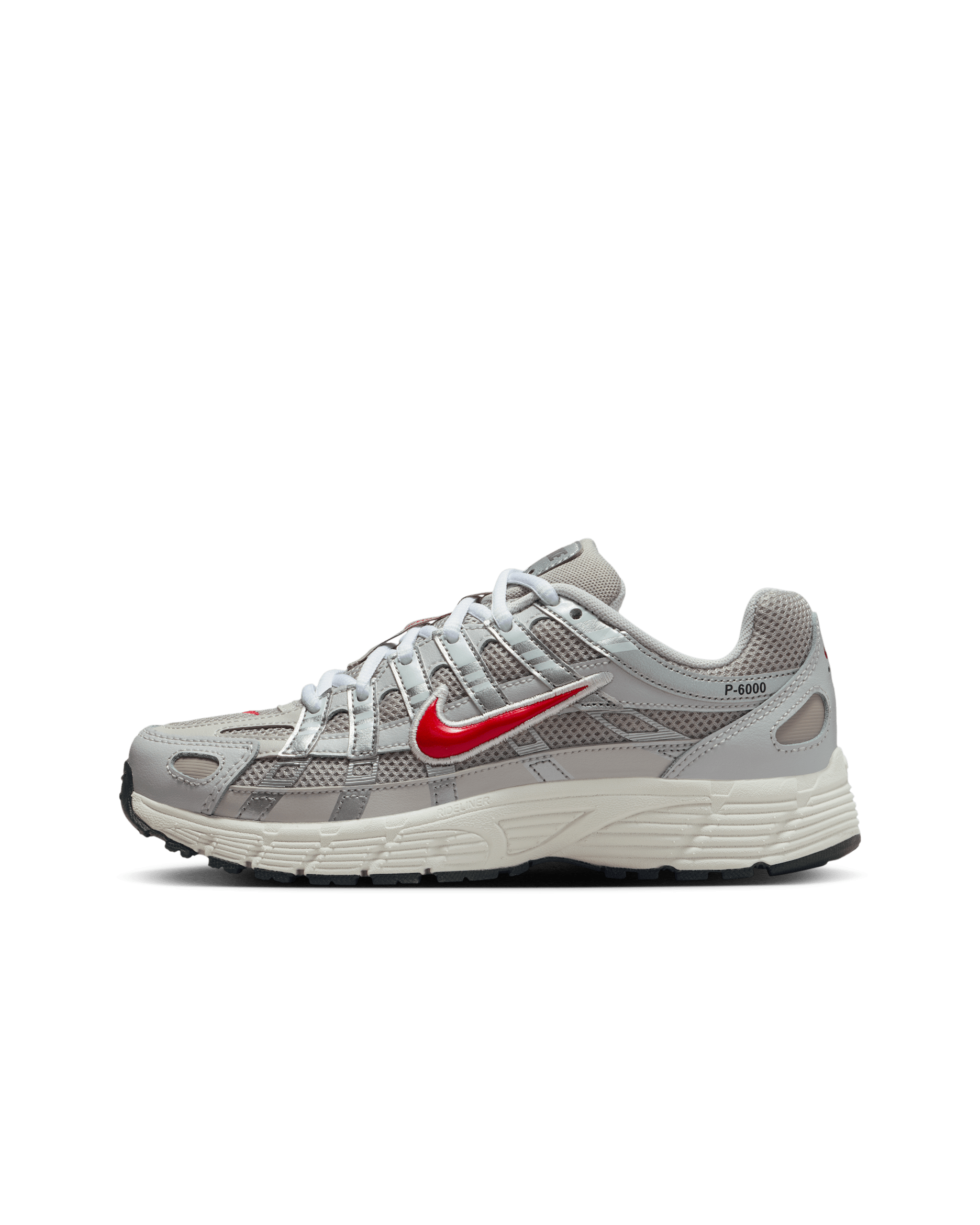 Nike P-6000 Older Kids' Shoes - College Grey/Vast Grey/Phantom/Fire Red