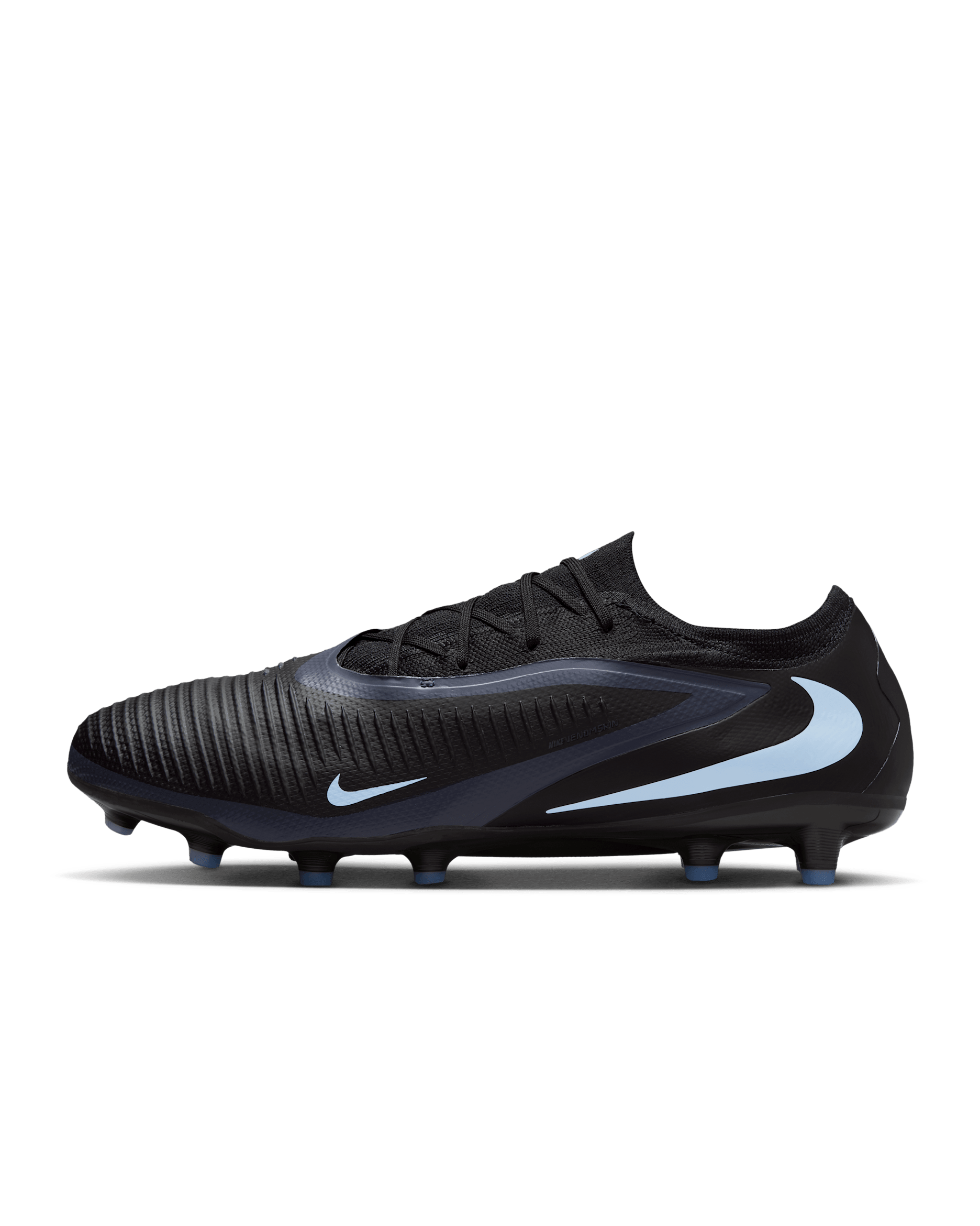 Scarpa da calcio per erba artificiale Nike Phantom 6 Low Pro - Nero/Nero