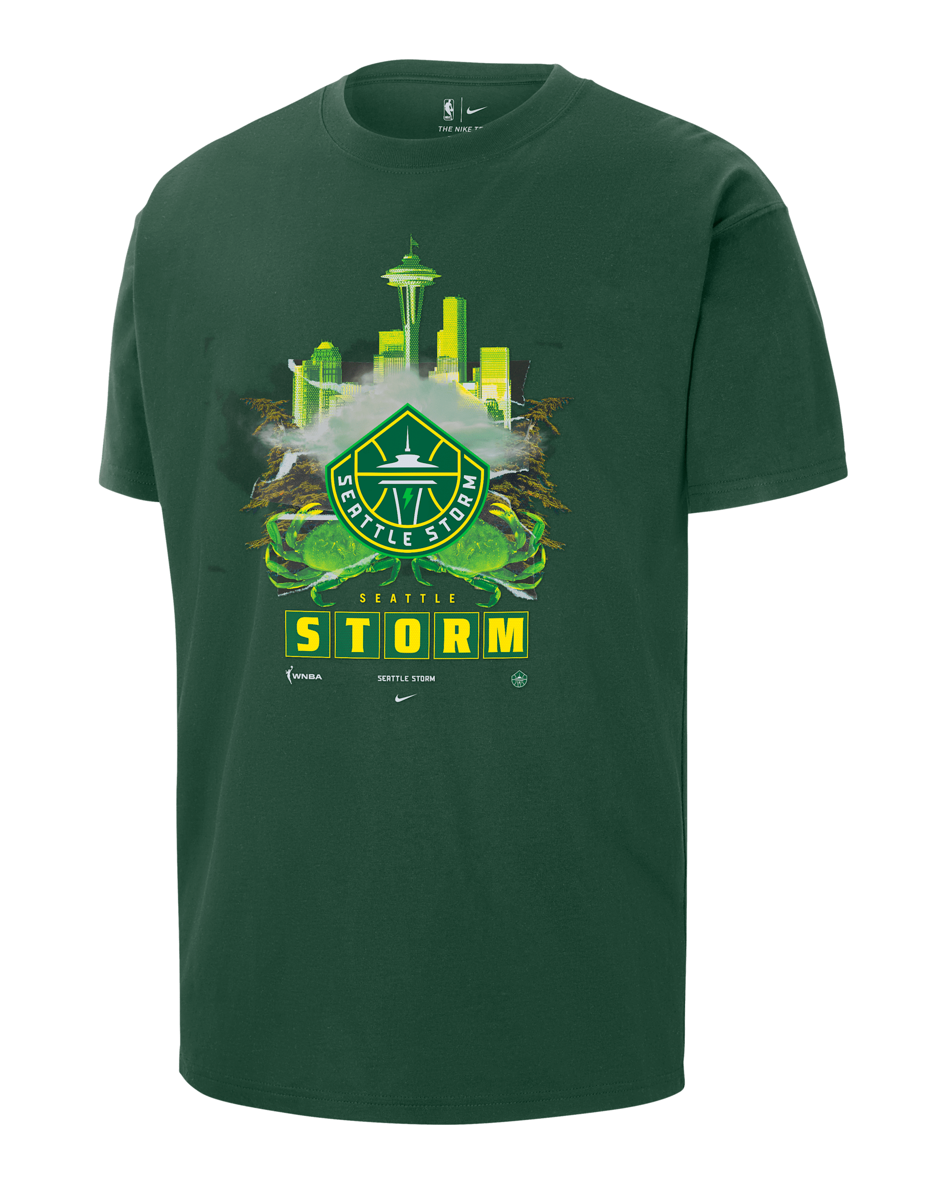 Seattle Storm Men's Nike WNBA Max90 T-Shirt - Fir