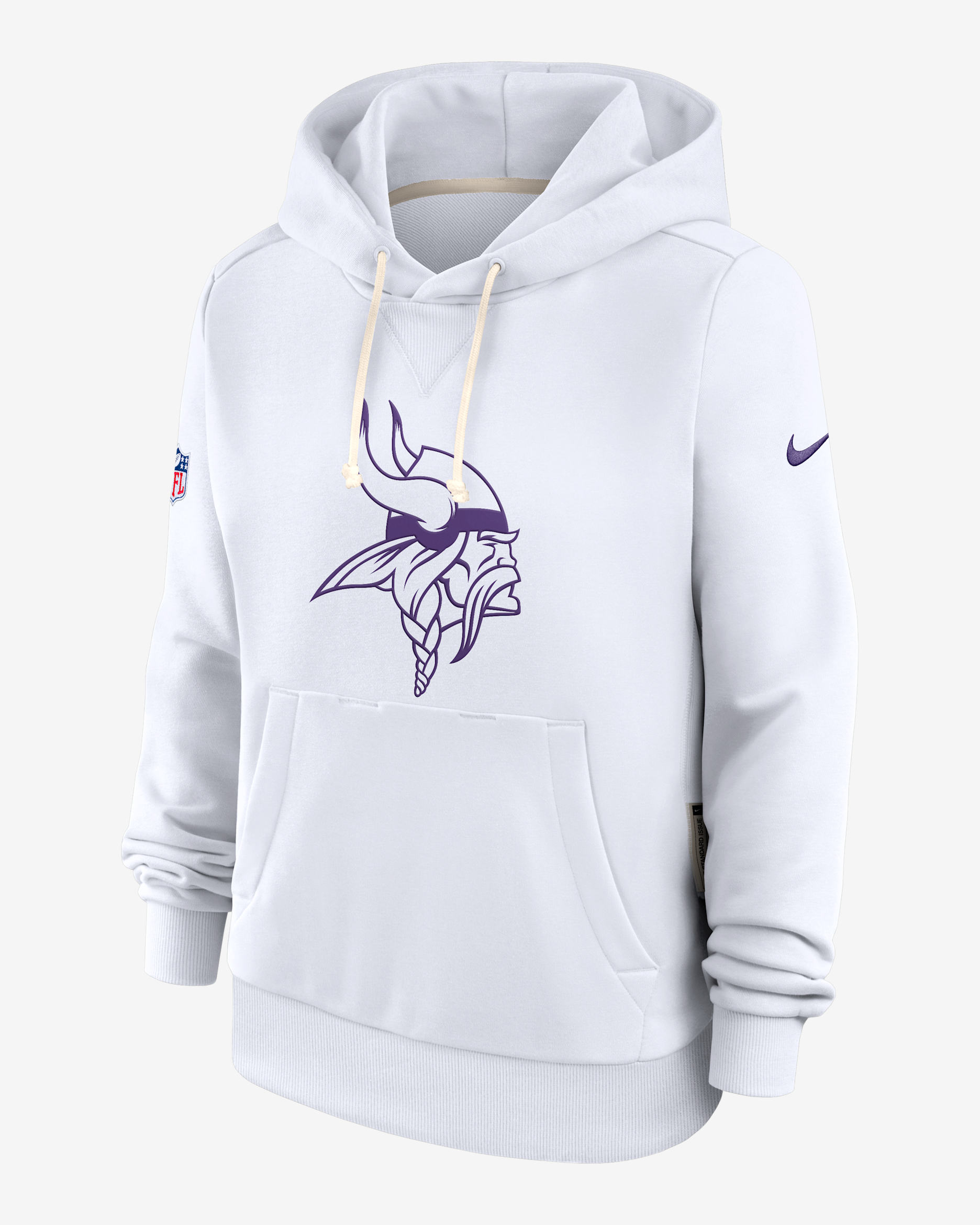 Minnesota Vikings Alt 2 Pack Women's Nike Dri-FIT NFL Pullover Hoodie - White
