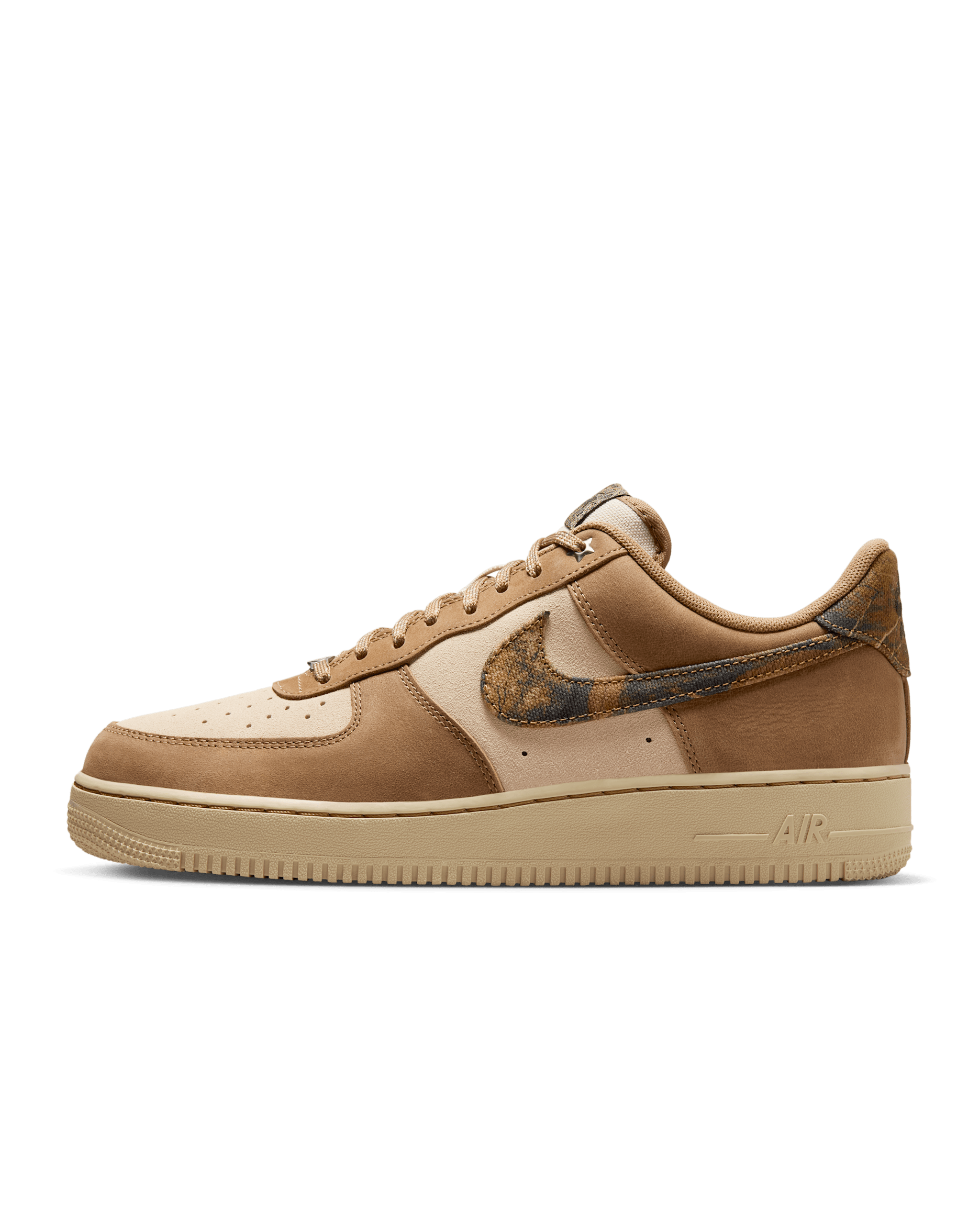 Nike Air Force 1 '07 RealTree Men's Shoes - Rattan/Rocky Tan/Seal Brown/Multi-Color