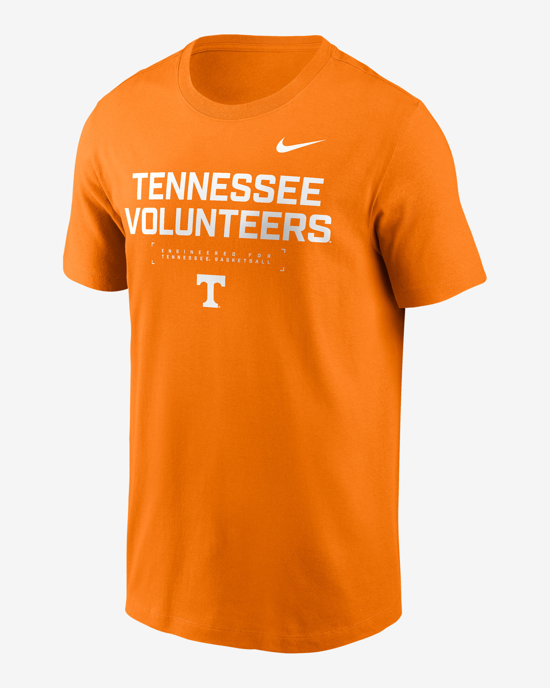 Tennessee Courtside Basketball Men's Nike Dri-FIT College T-Shirt - Orange