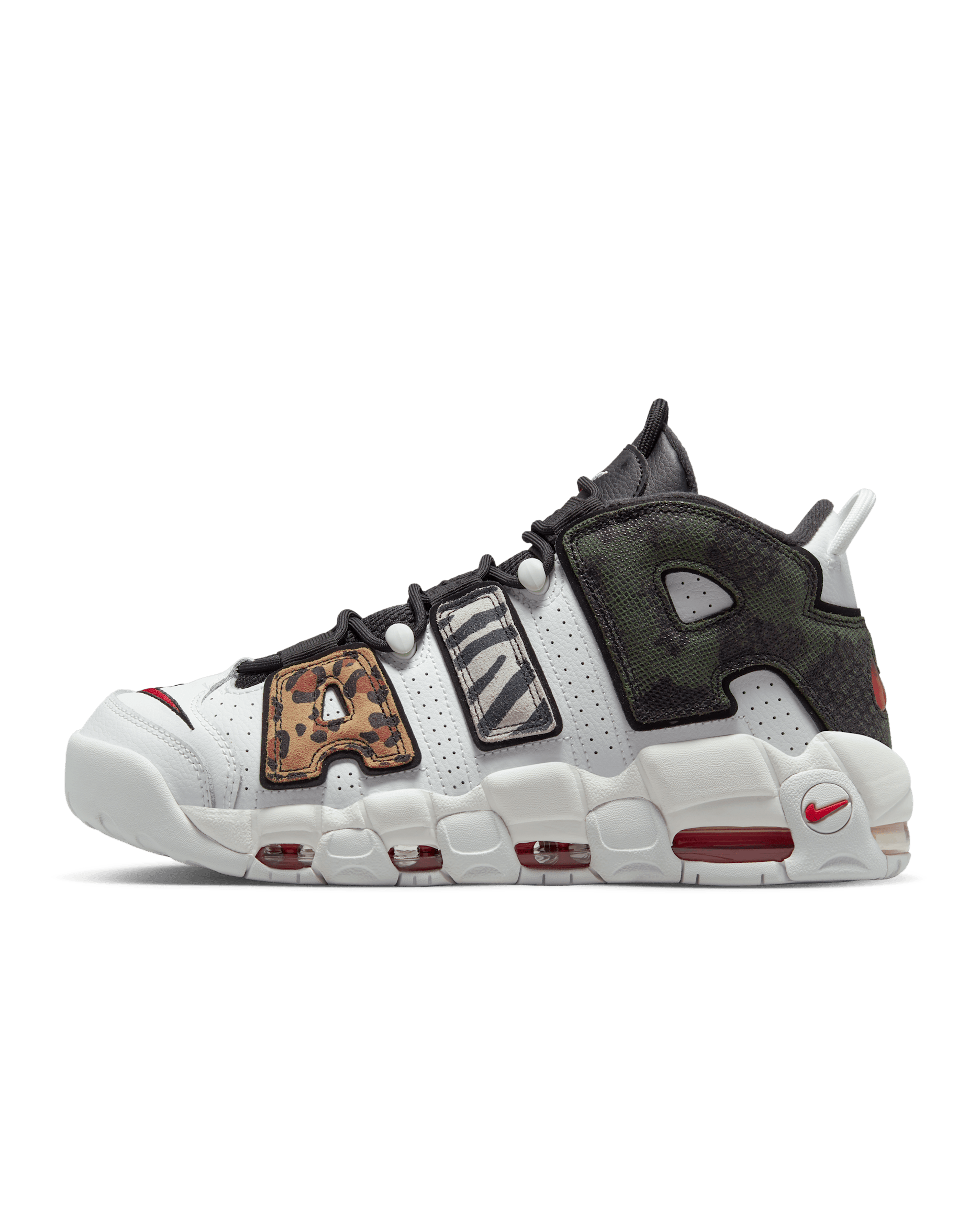 Nike Air More Uptempo '96 Men's Shoes - Summit White/Black/White/University Red