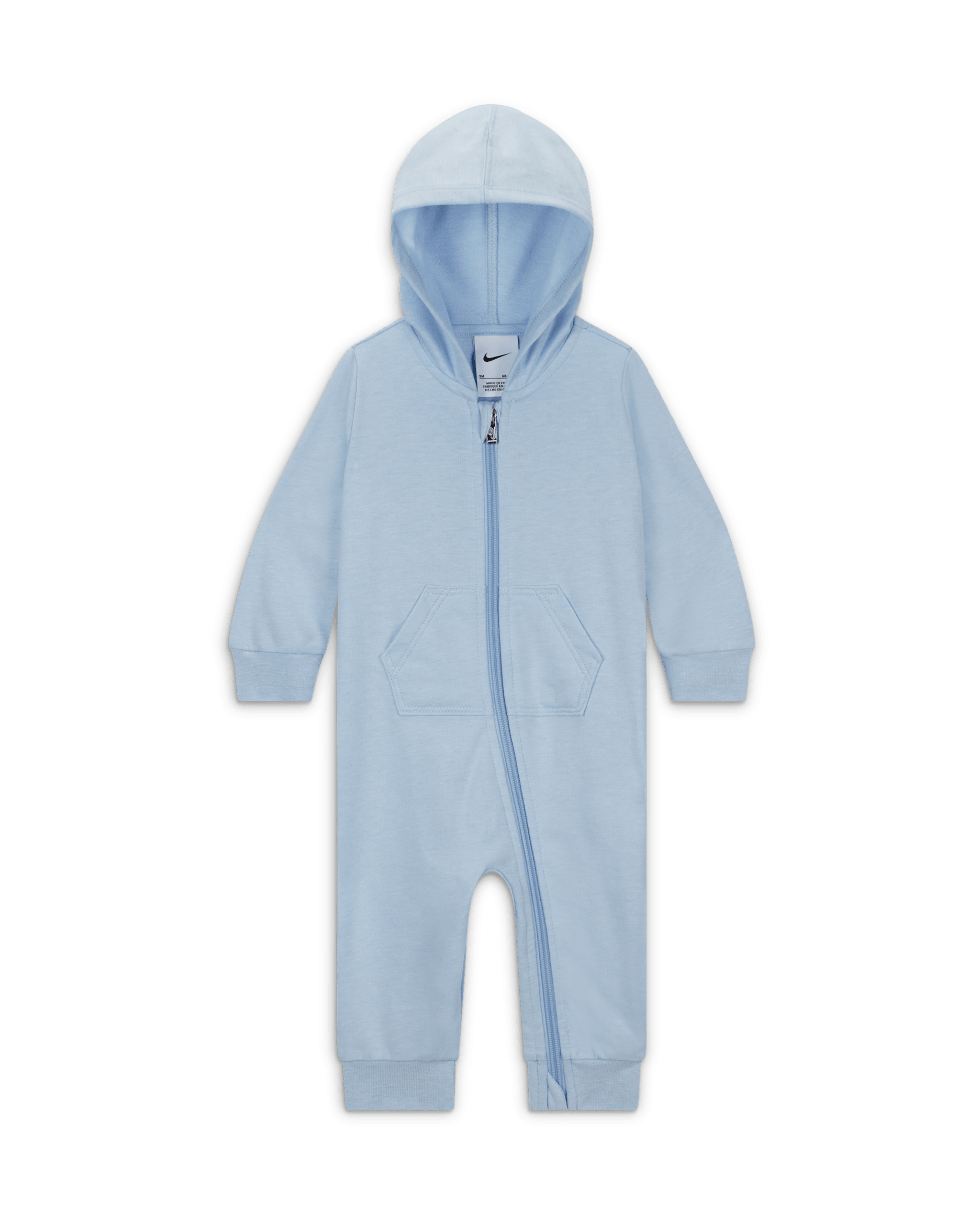 Nike Baby Essentials Overall mit Kapuze (Babys, 0–9 M) - Cobalt Bliss