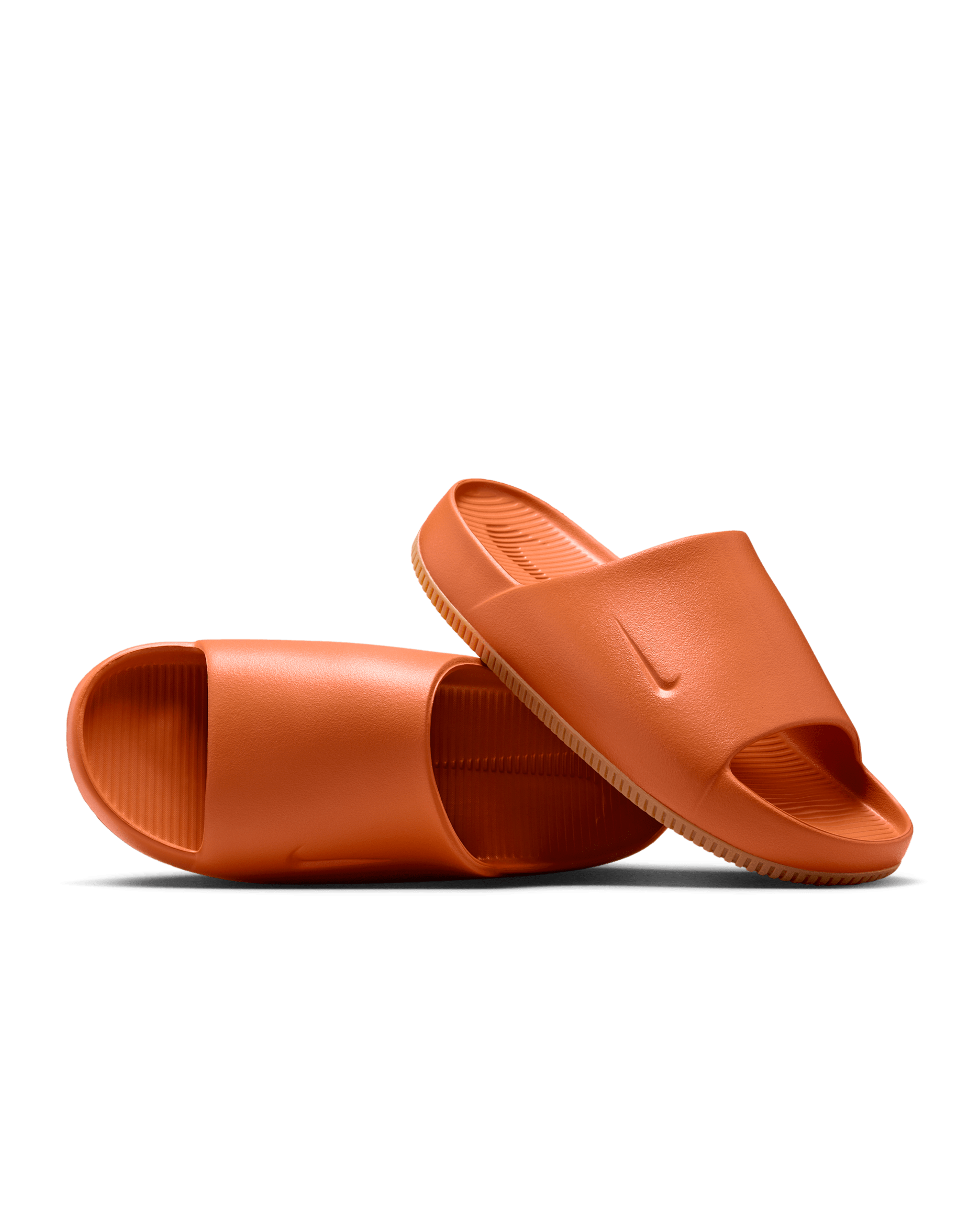 Nike Calm Men's Slides - Campfire Orange/Gum Medium Brown/Campfire Orange