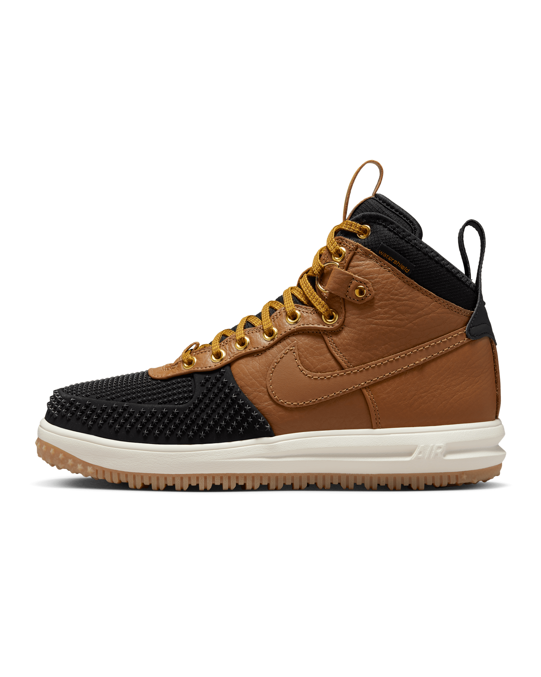 Nike Lunar Force 1 Men's Winterized Duckboot - Ale Brown/Black/Goldtone/Ale Brown