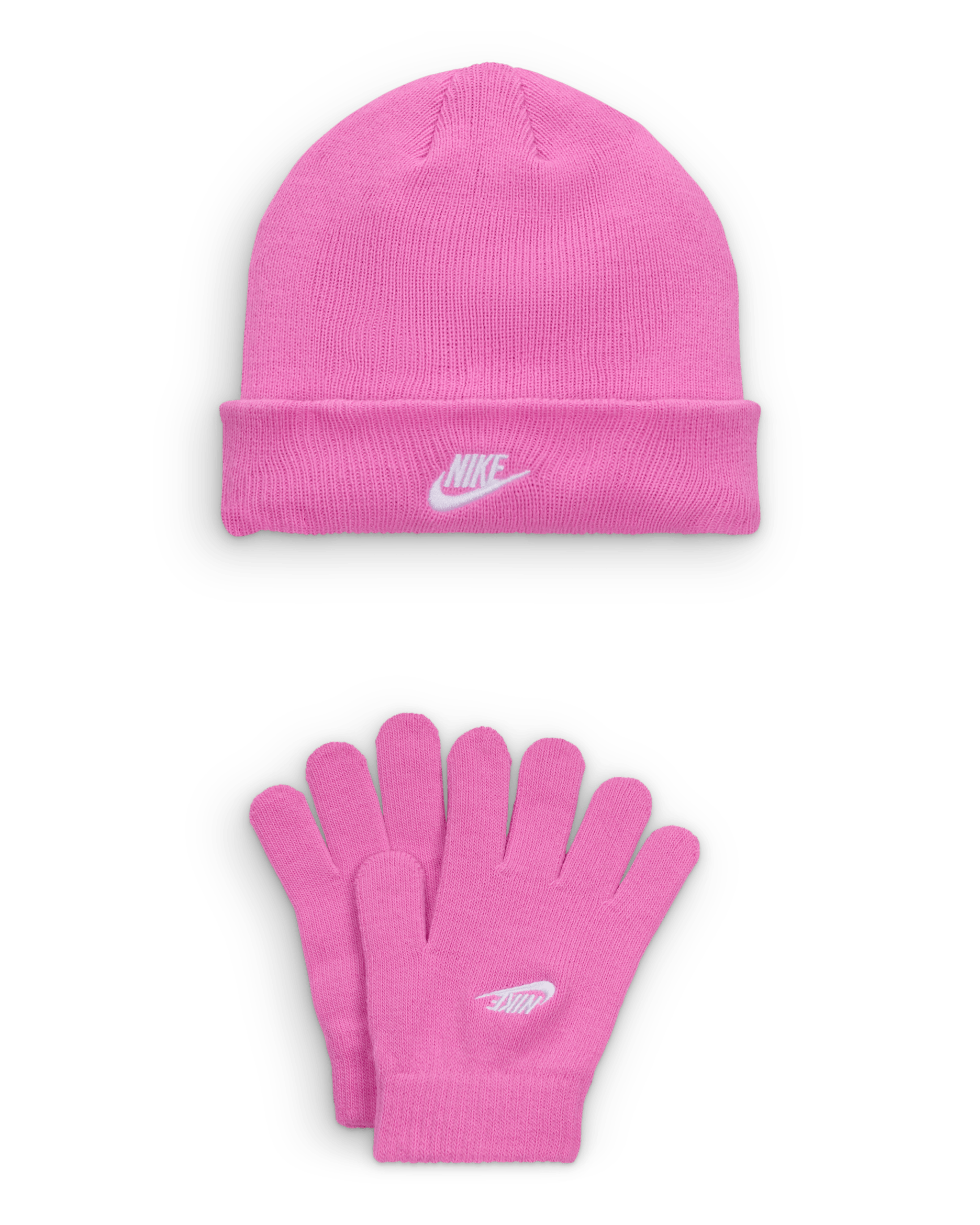 Ensemble bonnet et gants de club Nike pour enfant - Playful Pink