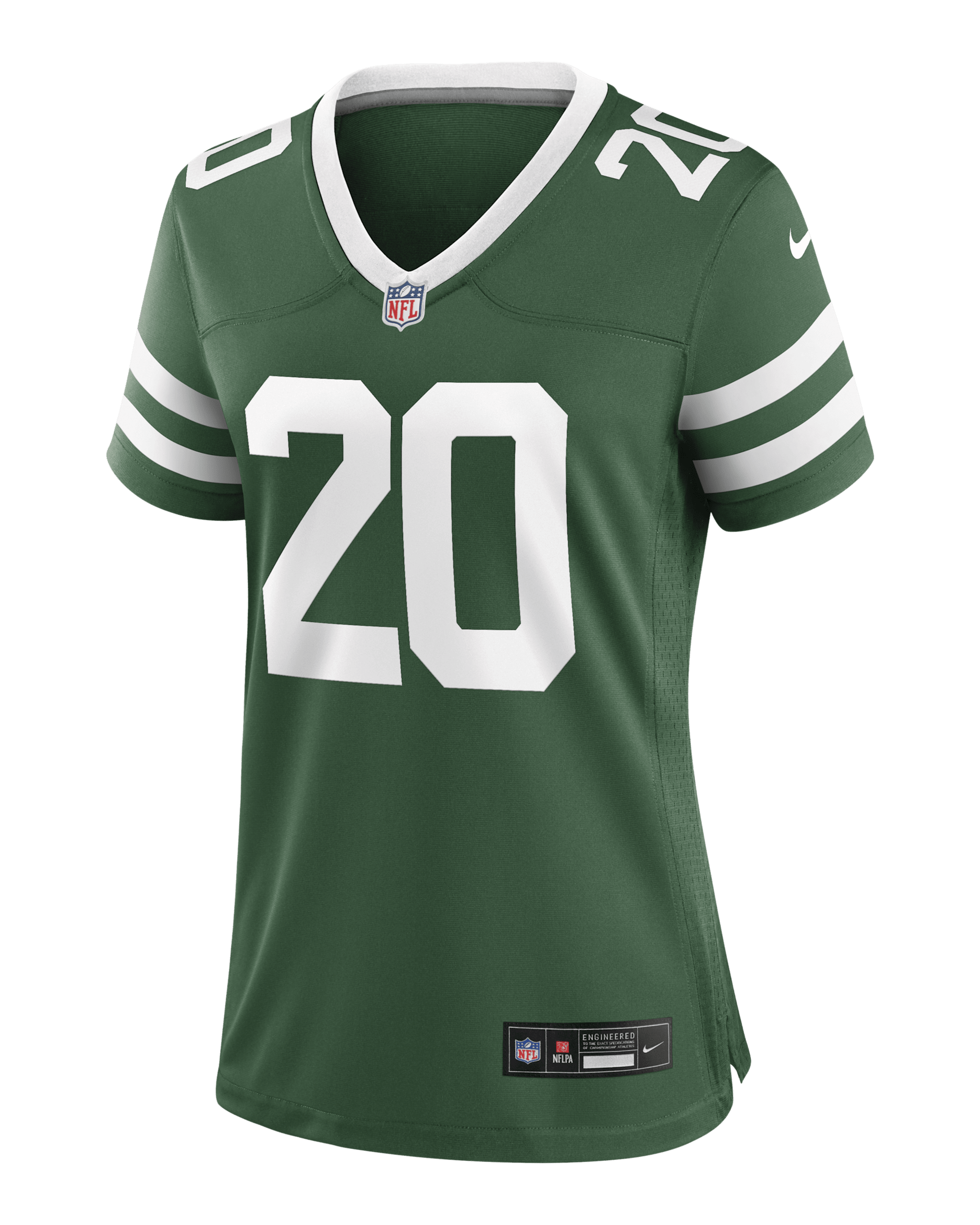 Breece Hall New York Jets Women's Nike NFL Game Football Jersey - Green
