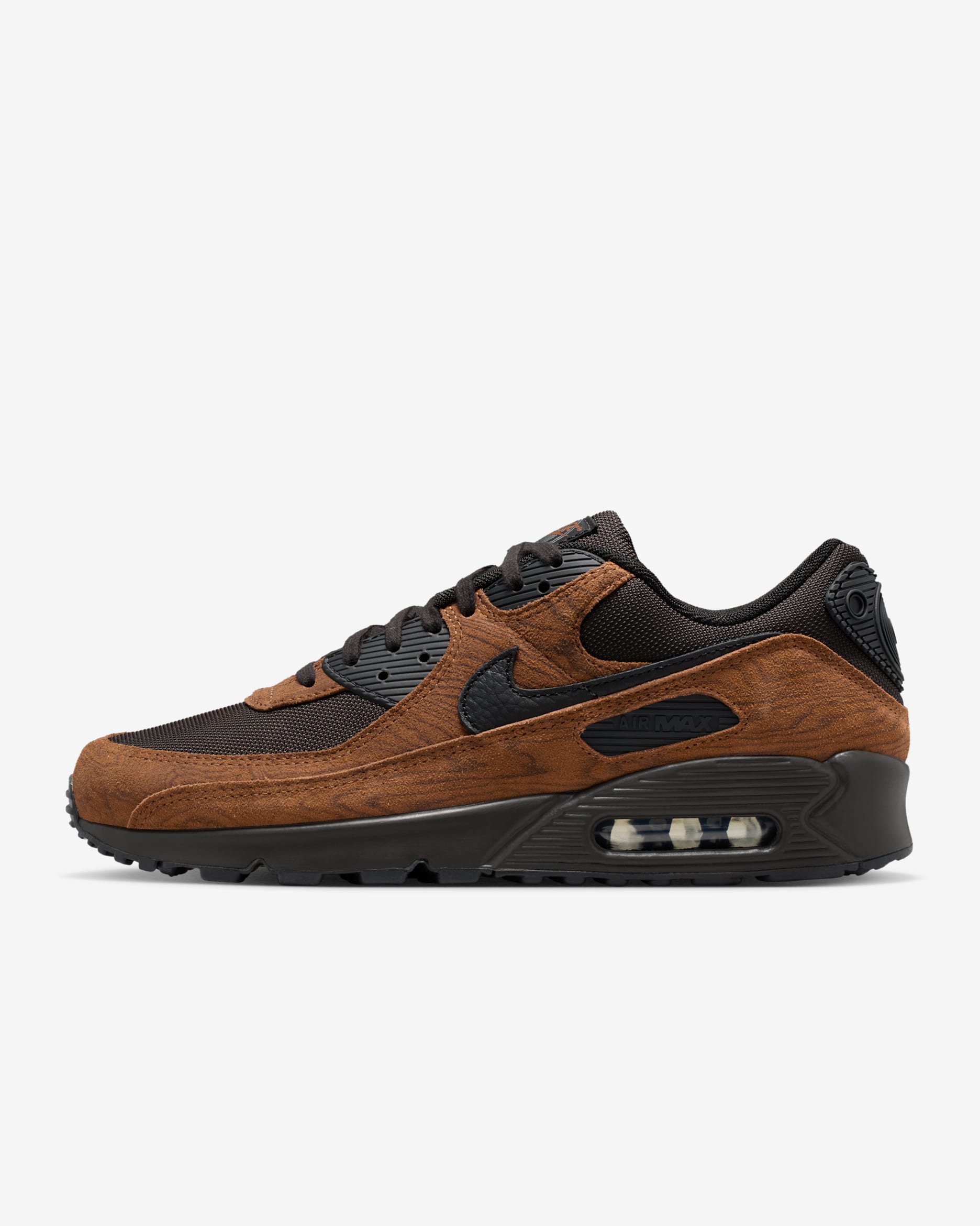 Nike Air Max 90 Premium Men's Shoes - Light British Tan/Velvet Brown/Black
