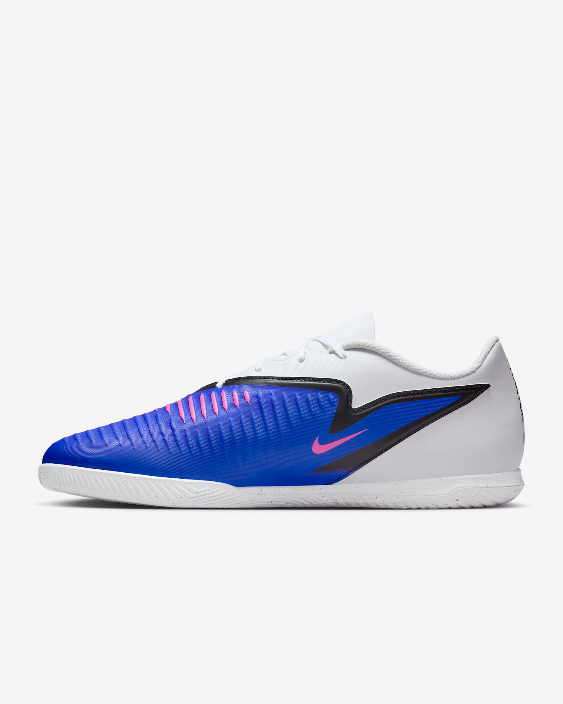 Nike Phantom 6 Low Club Indoor/Court Football Shoe - Racer Blue/White/Pink Blast