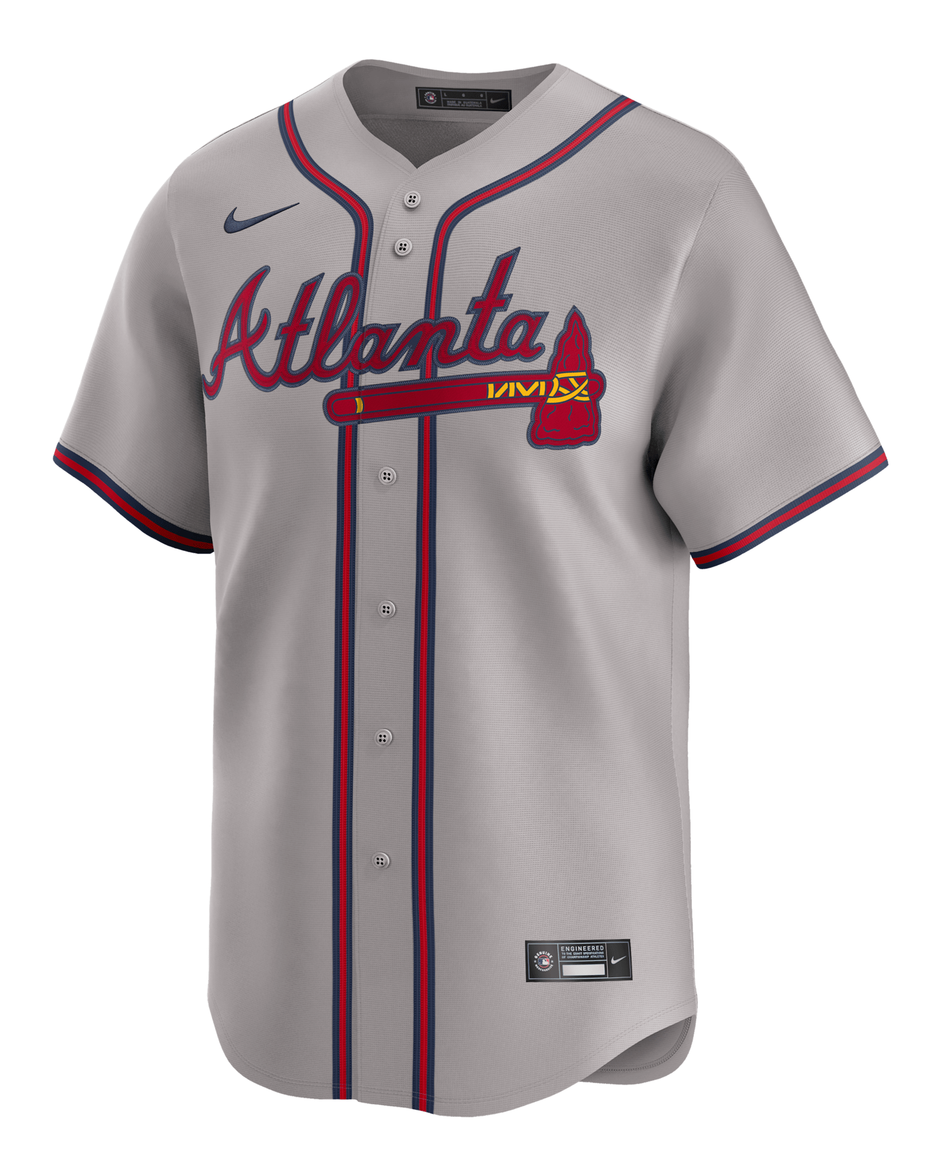 Ozzie Albies Atlanta Braves Men's Nike Dri-FIT ADV MLB Limited Jersey - Grey