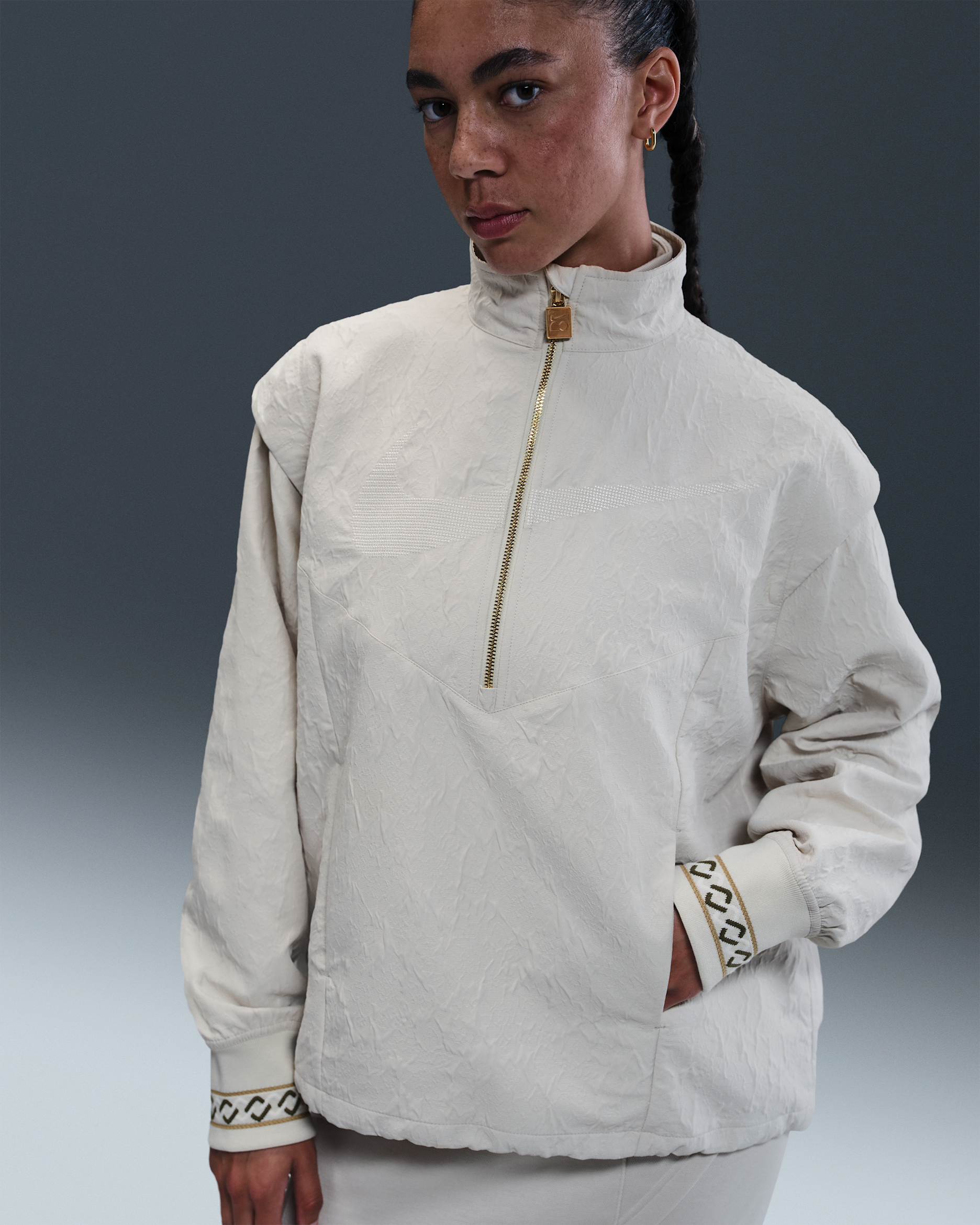Naomi Osaka Oversize-Jacke - Light Bone/Phantom