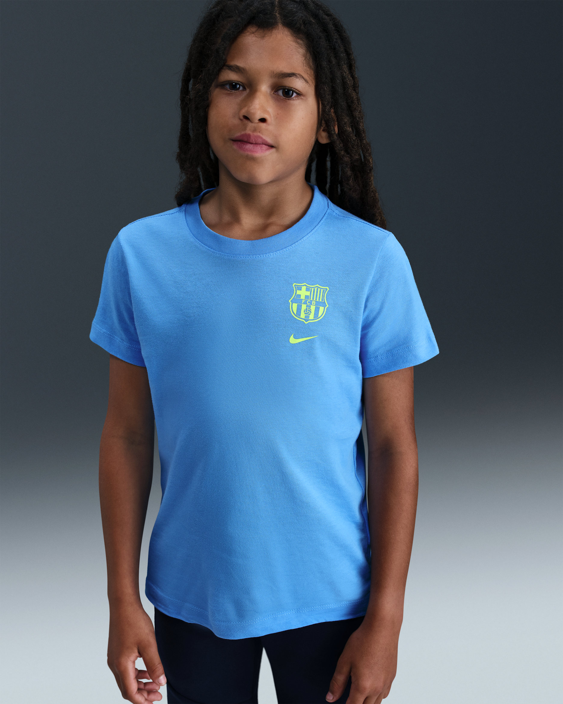 T-shirt piłkarski Nike FC Barcelona Supporter - University Blue