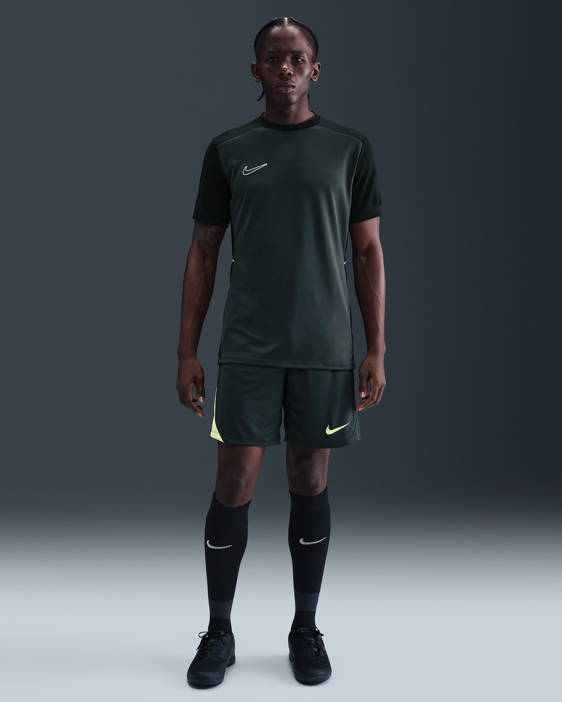 Shorts de fútbol Dri-FIT para hombre Nike Strike - Alga/Alga/Luz de calcio/Luz de calcio