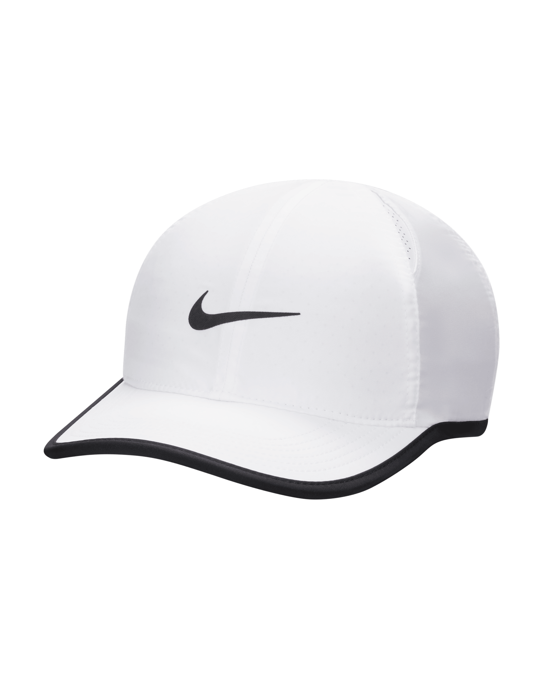 Nike Dri-FIT Club Kids' Unstructured Featherlight Cap - White/Black/Black