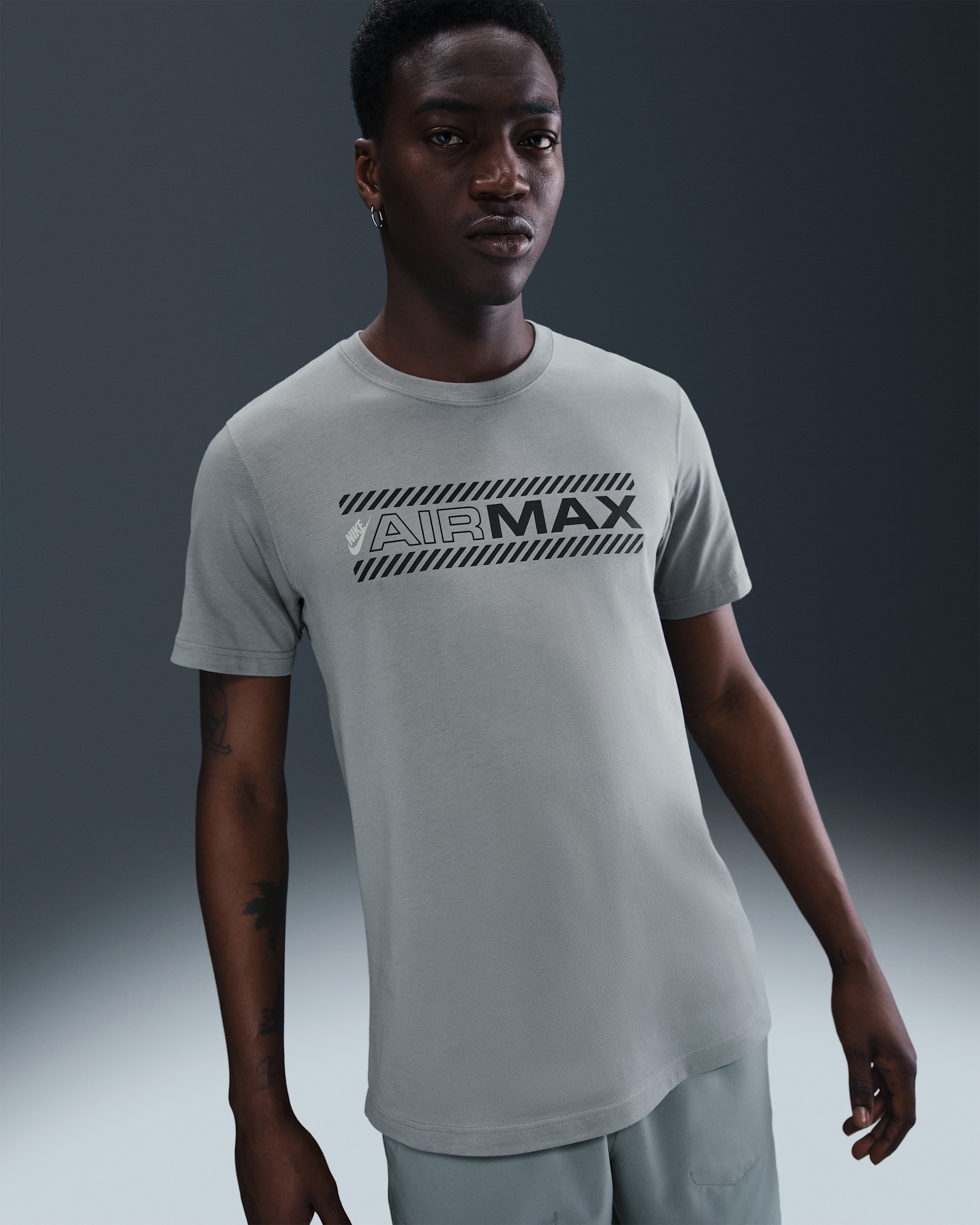T-shirt męski Nike Air Max - Cool Grey