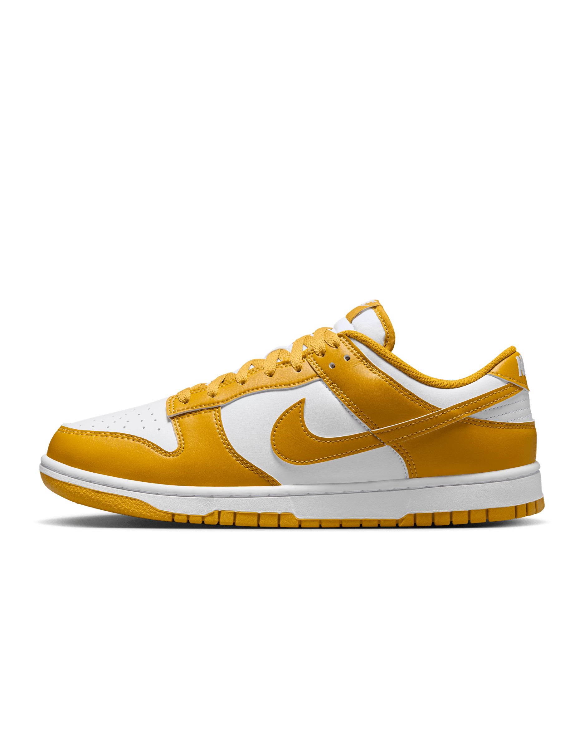 Tenis para hombre Nike Dunk Low Retro - Blanco/Dardo dorado