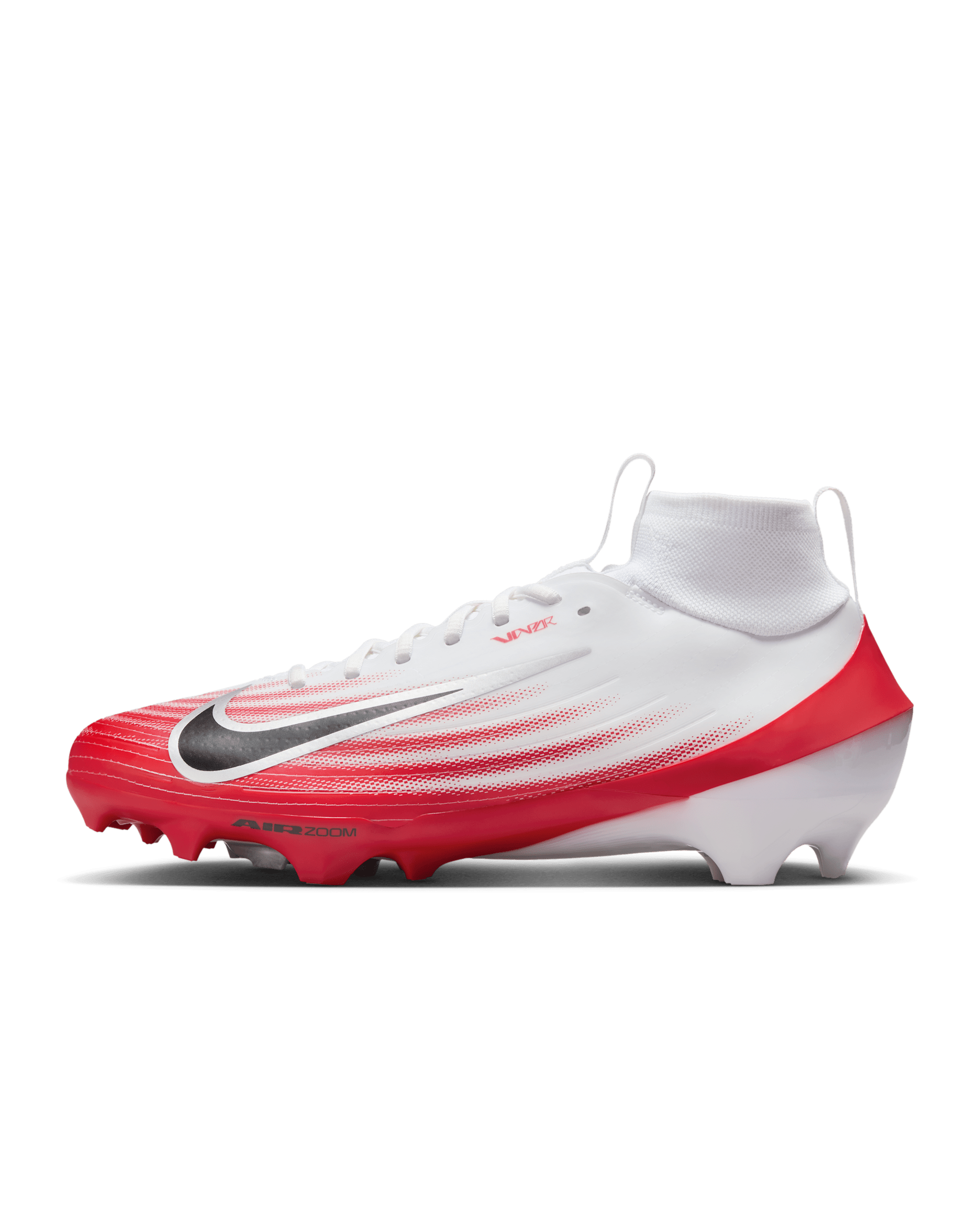 Nike Vapor Pro 1 Football Cleats - White/University Red/Black