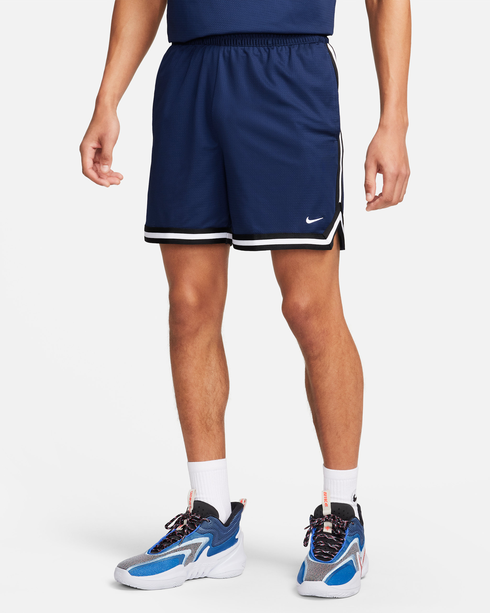 Nike DNA Men's Dri-FIT 6" Basketball Shorts - Midnight Navy/Black/White