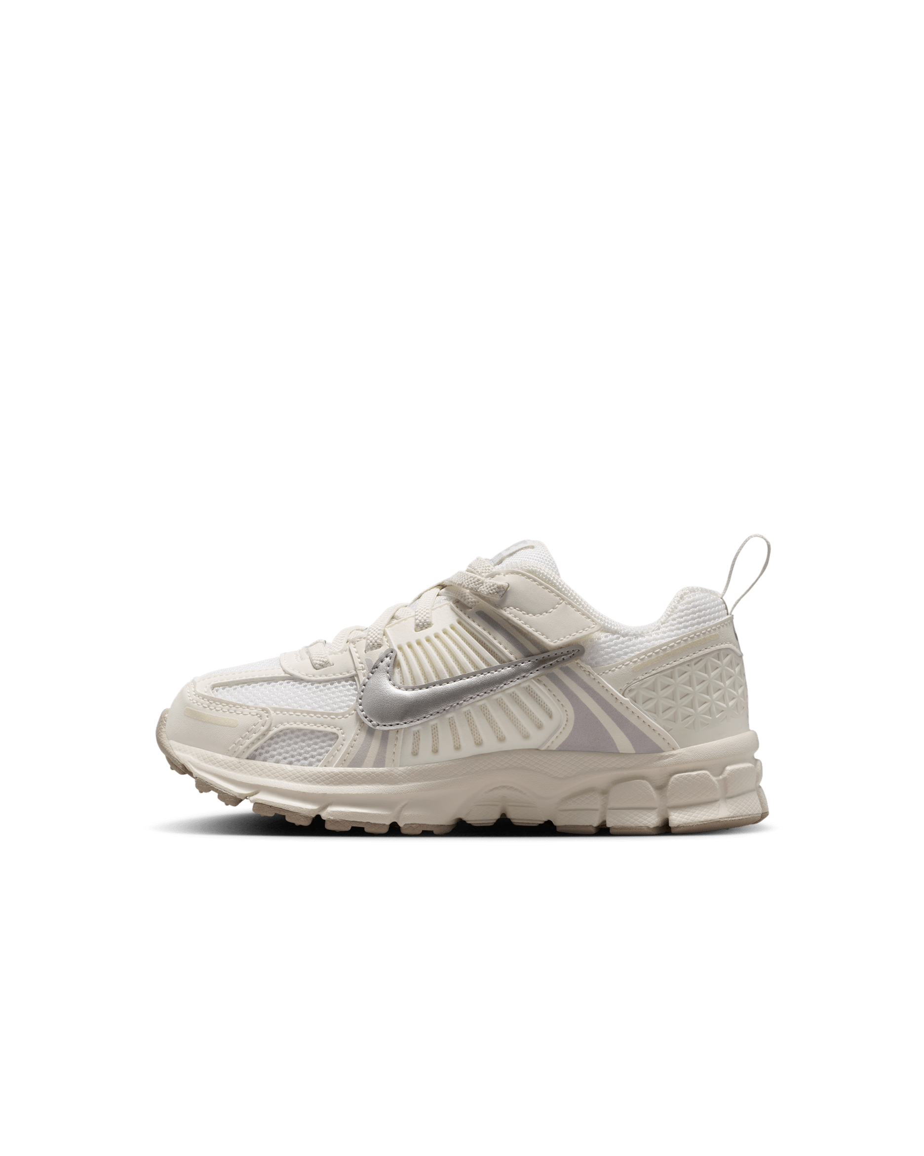 Nike Vomero 5 Younger Kids' Shoes - Sail/Vast Grey/College Grey/Metallic Silver