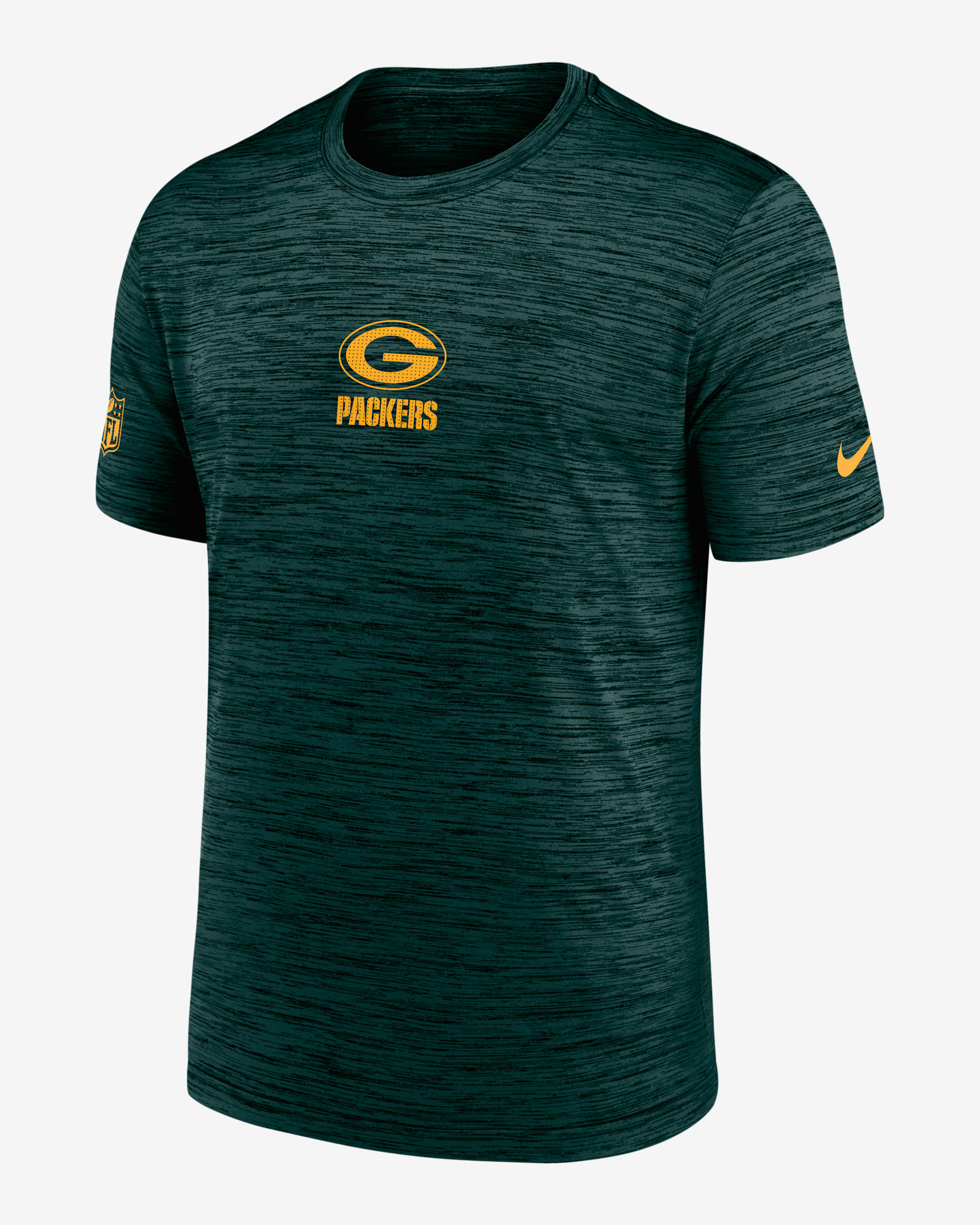 Green Bay Packers Sideline Team Issue Velocity Men's Nike Dri-FIT NFL T-Shirt - Green