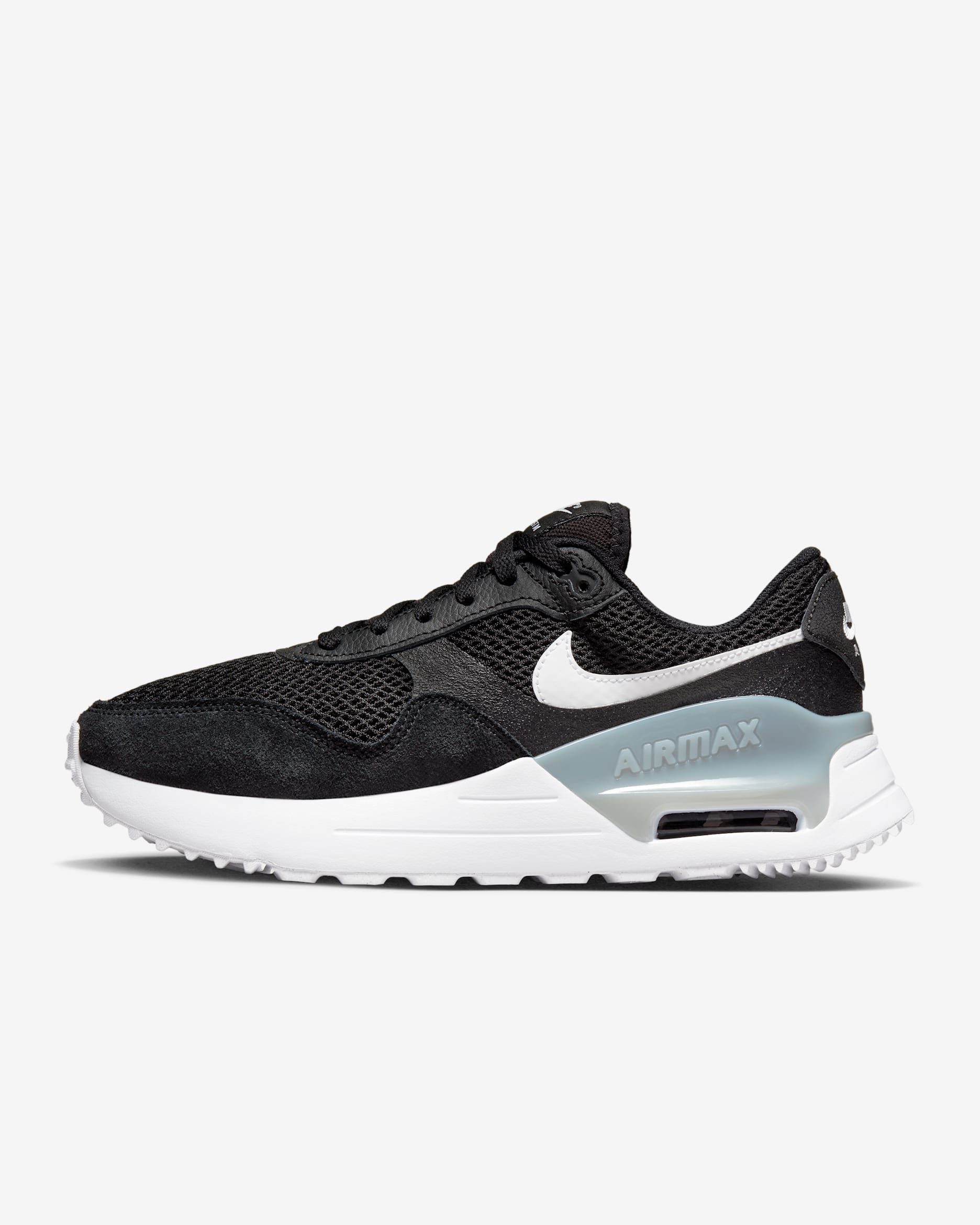 Nike Air Max SYSTM 女鞋 - 黑色/Wolf Grey/白色
