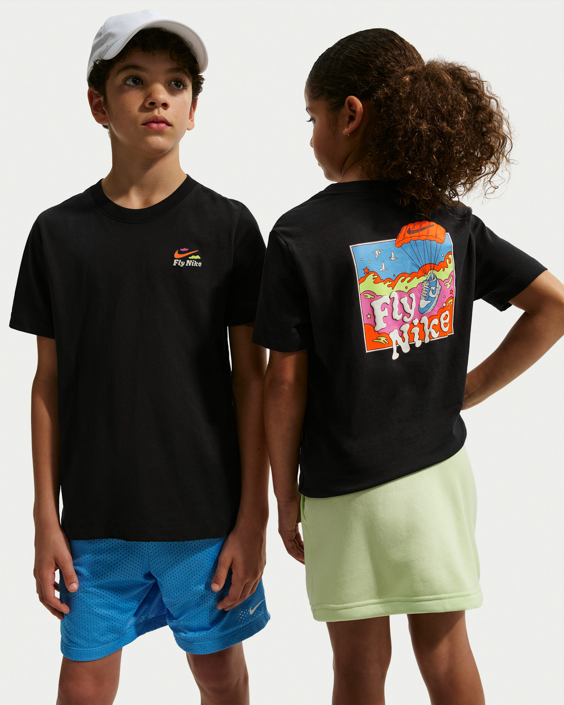 Nike Sportswear Big Kids' T-Shirt - Black