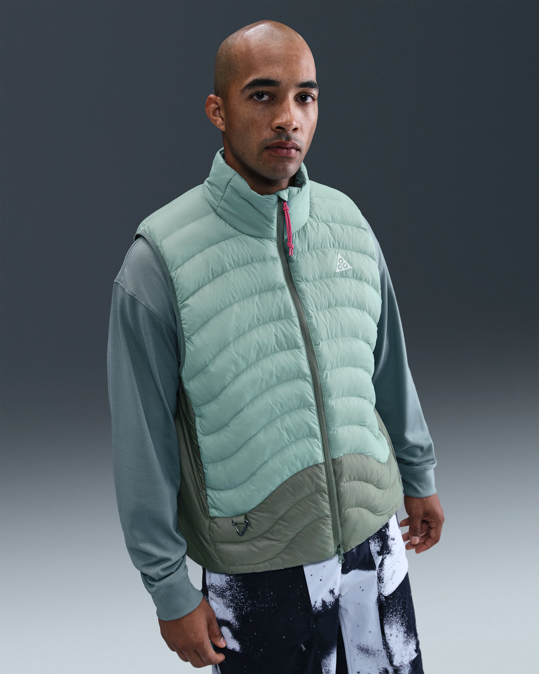 Chaleco Therma-FIT ADV para hombre Nike ACG "Lava Flow" - Cañón/Espuma menta/Espuma menta/Blanco cumbre