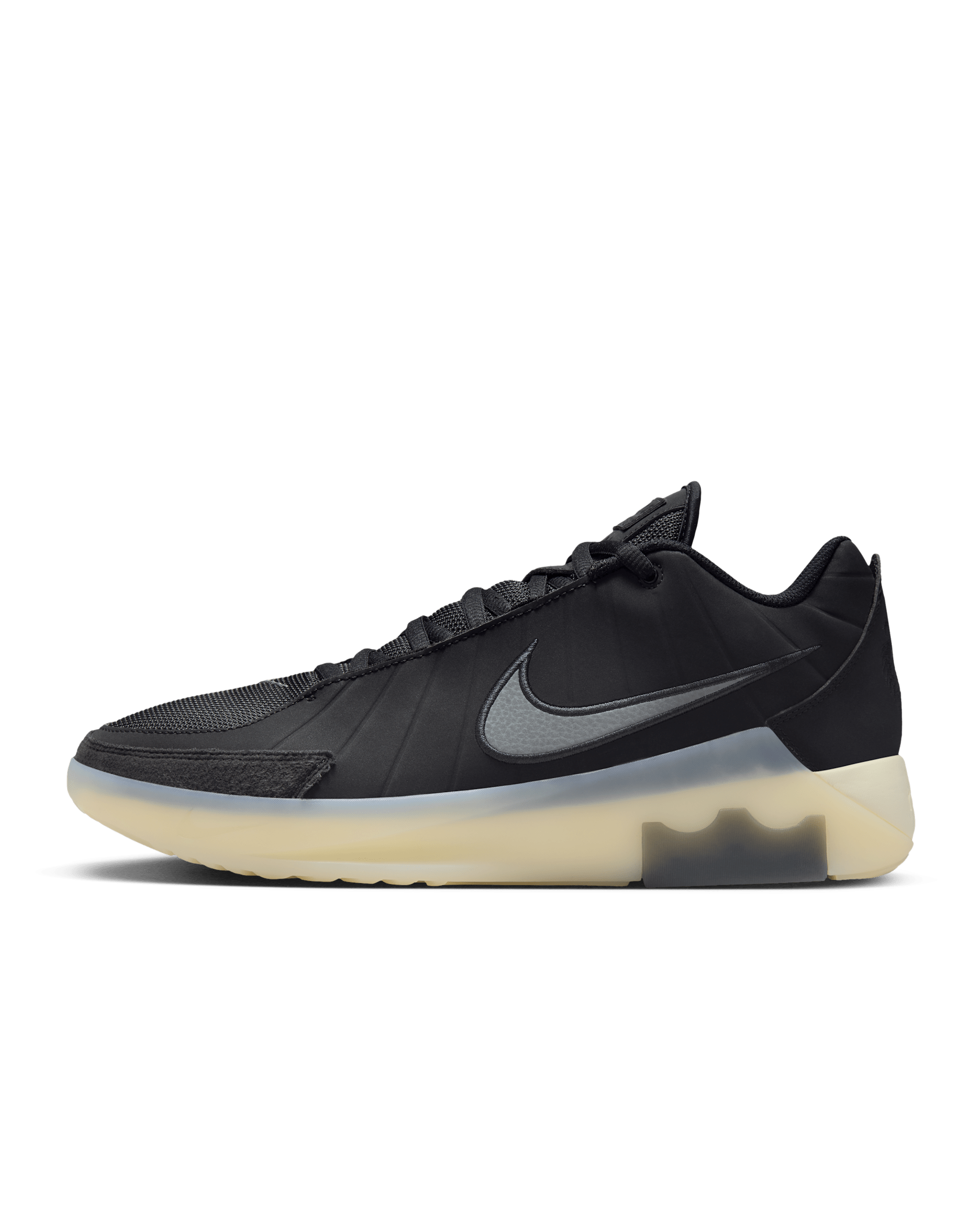 LeBron Witness 9 Basketball Shoes - Black/Coconut Milk/Iron Grey