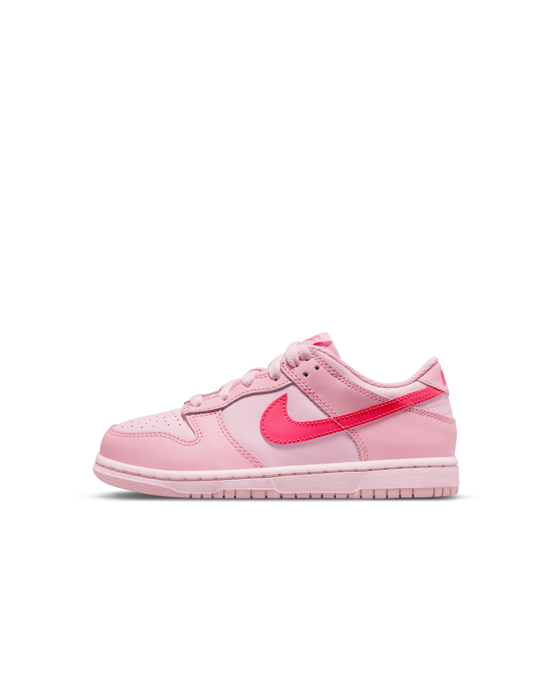 Nike Dunk Low Younger Kids' Shoes - Medium Soft Pink/Hyper Pink/Pink Foam