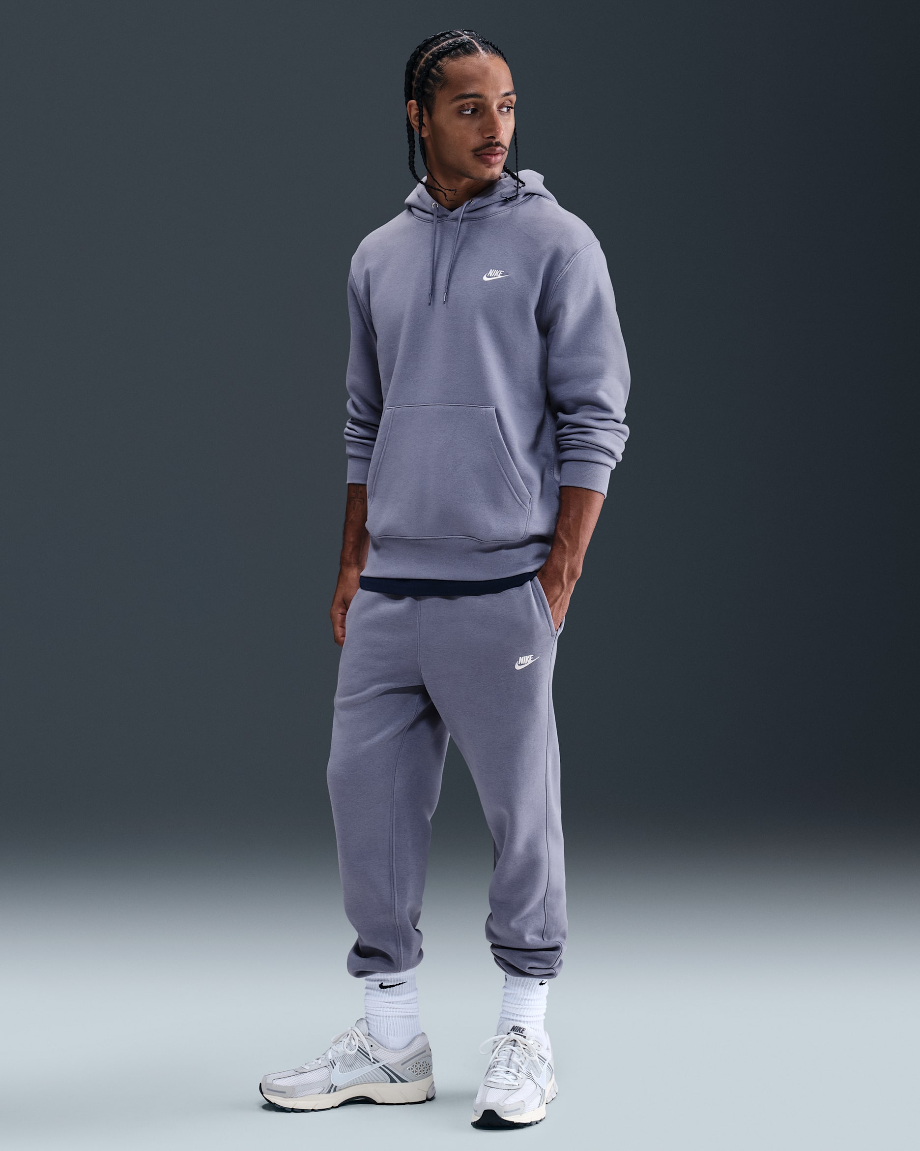 Nike Club Men's Joggers - World Indigo/World Indigo/White