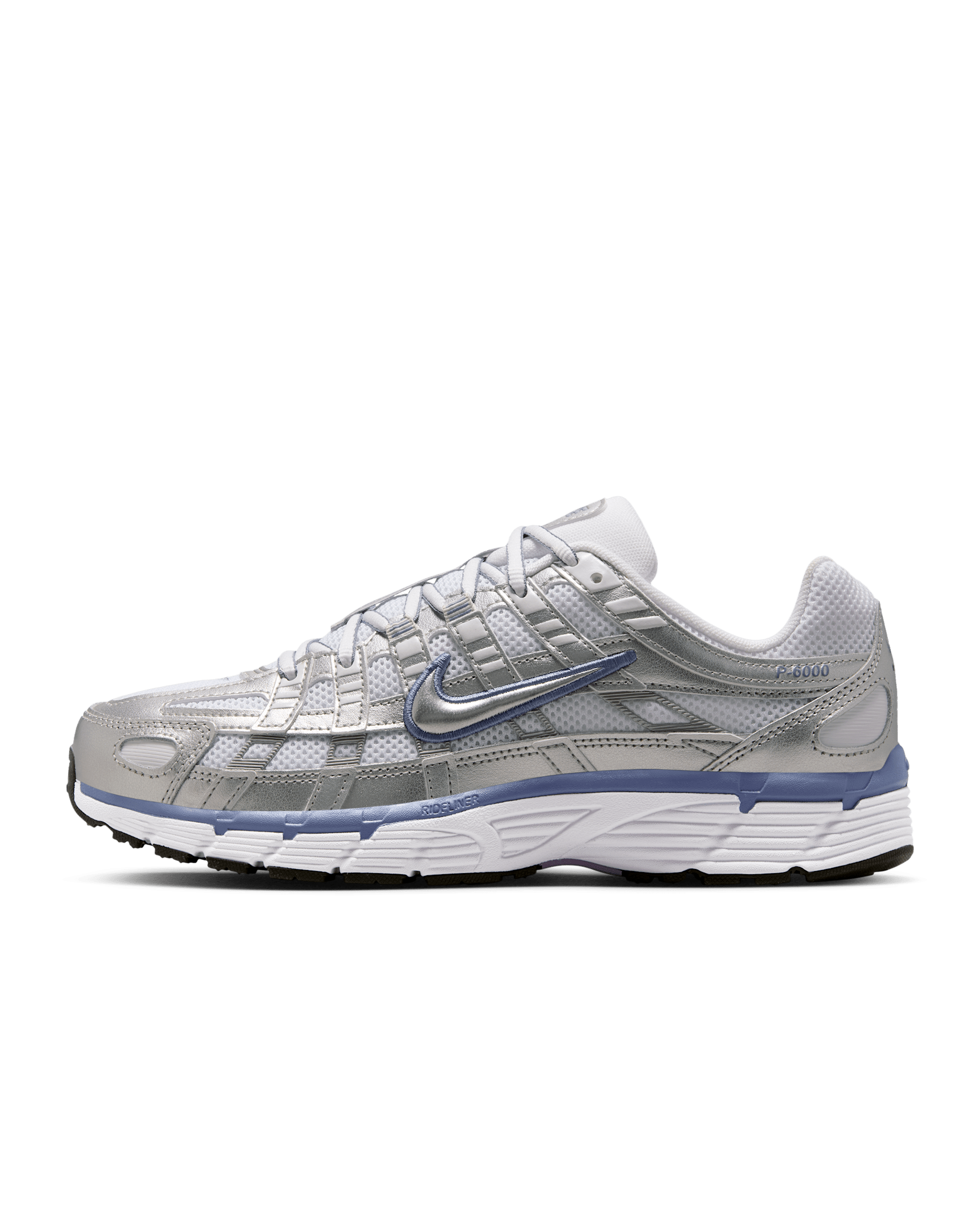 Nike P-6000 Women's Shoes - Metallic Silver/White/Black/World Indigo
