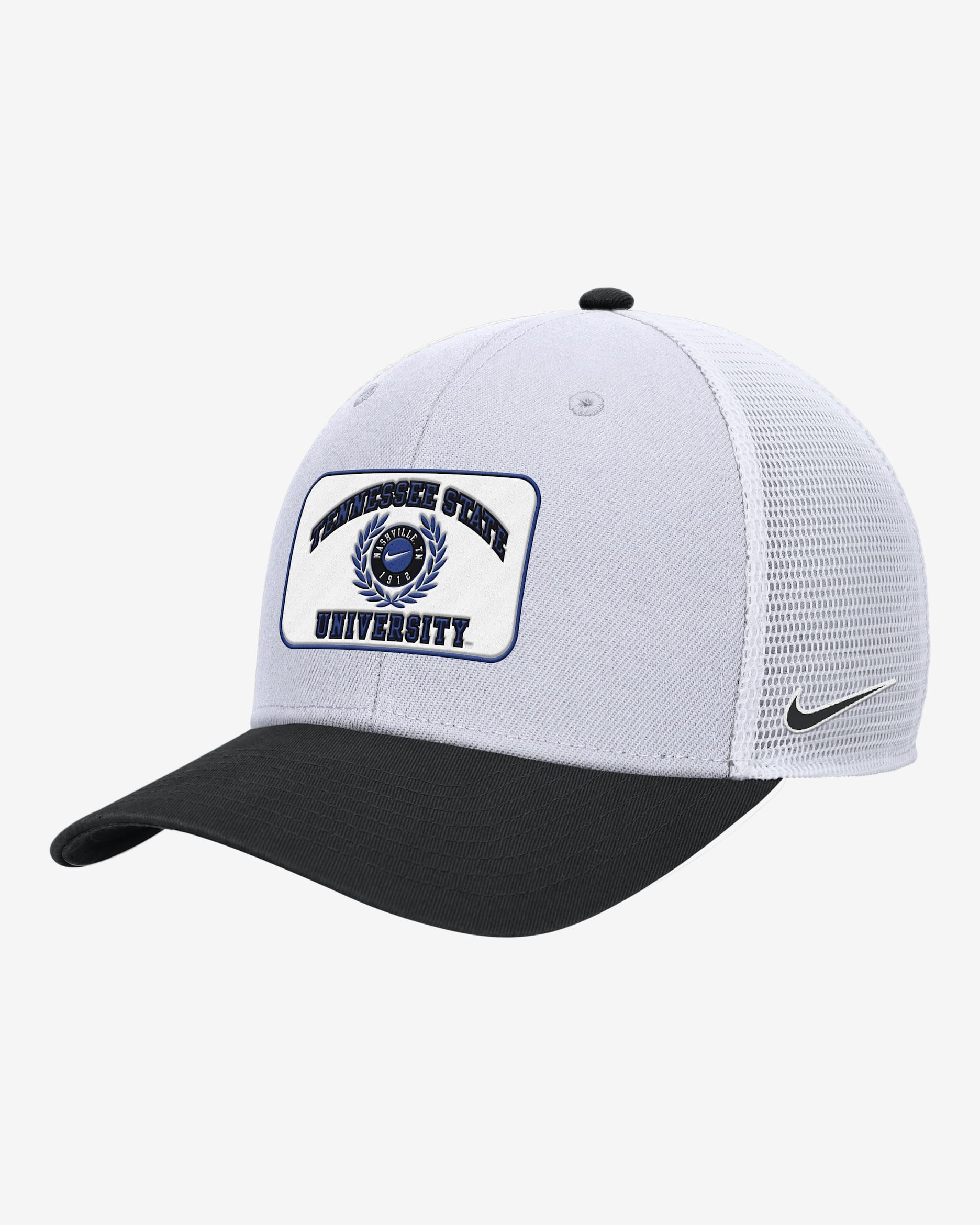 Gorra de rejilla universitaria Nike Tennessee State Rise - Blanco