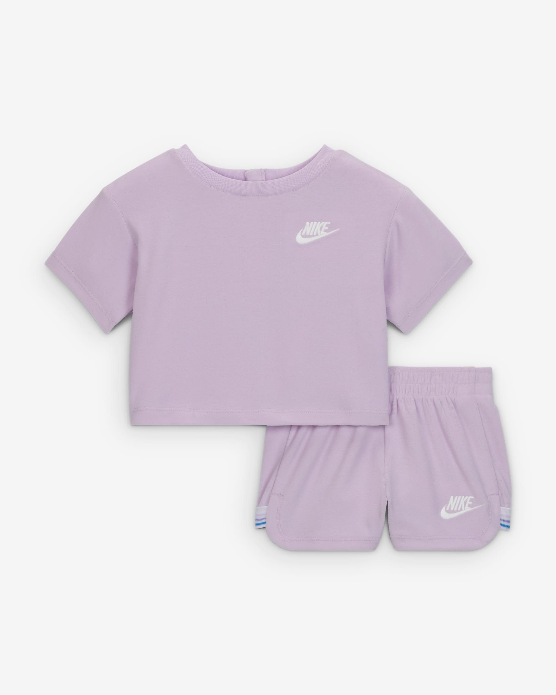 Nike Baby (12-24M) "Let's Roll" 2-Piece Towel Terry Set - Doll