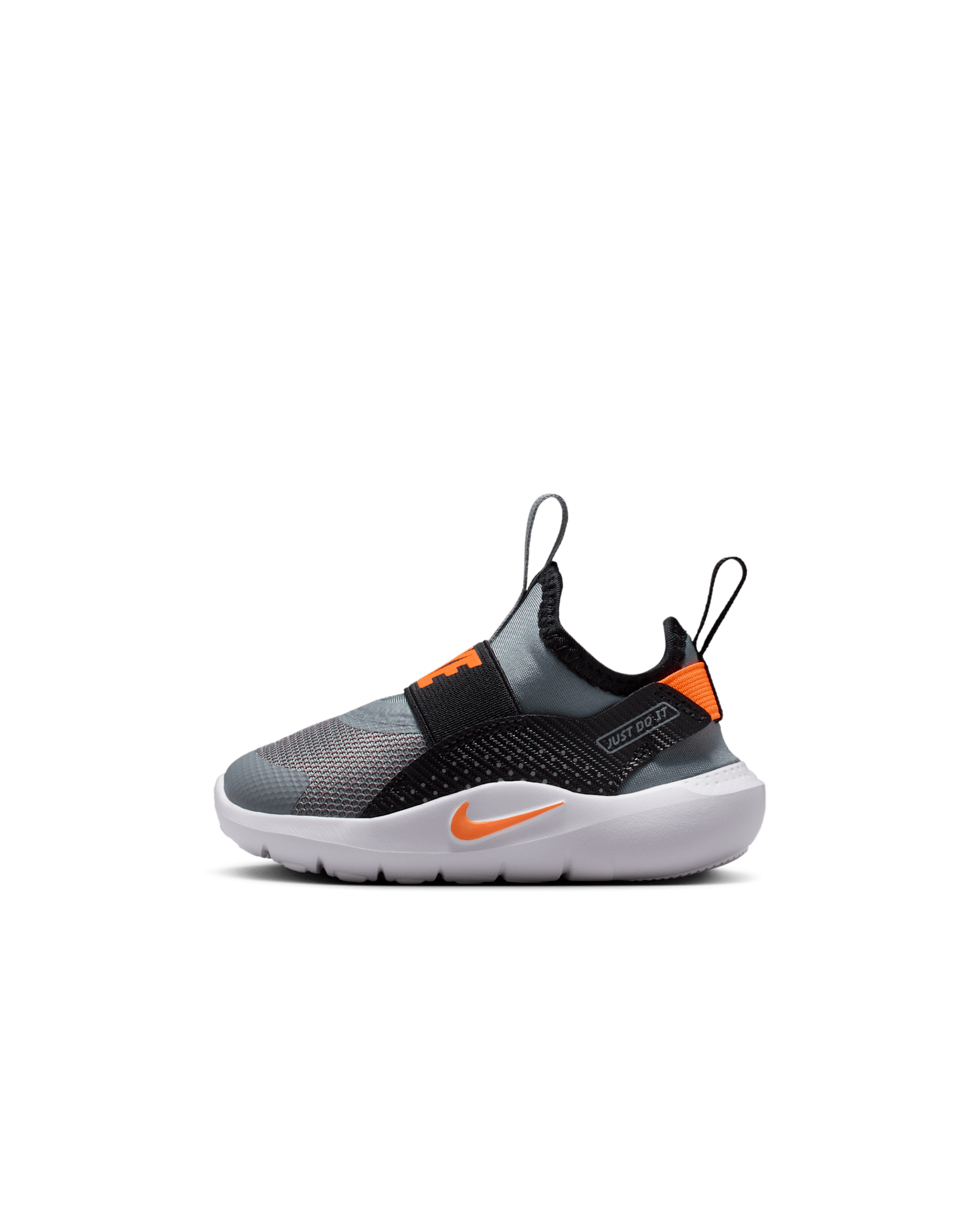 Nike Flex Runner 4 Baby/Toddler Shoes - Cool Grey/Black/White/Total Orange