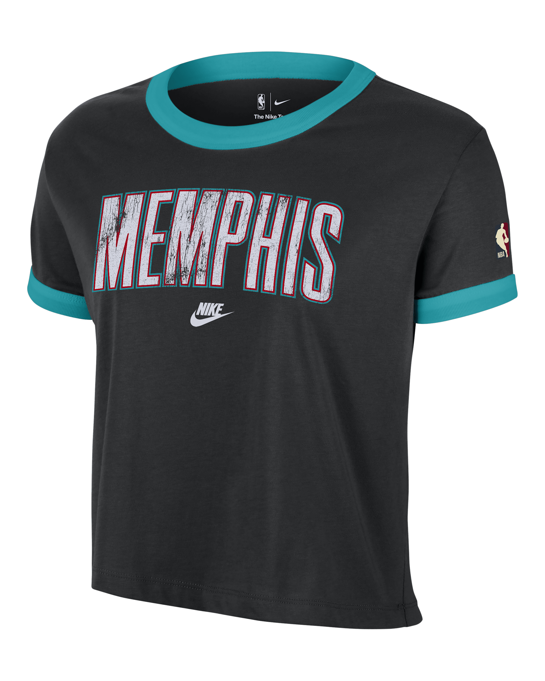 Playera Nike de la NBA para mujer Memphis Grizzlies Essential Hardwood Classics - Negro