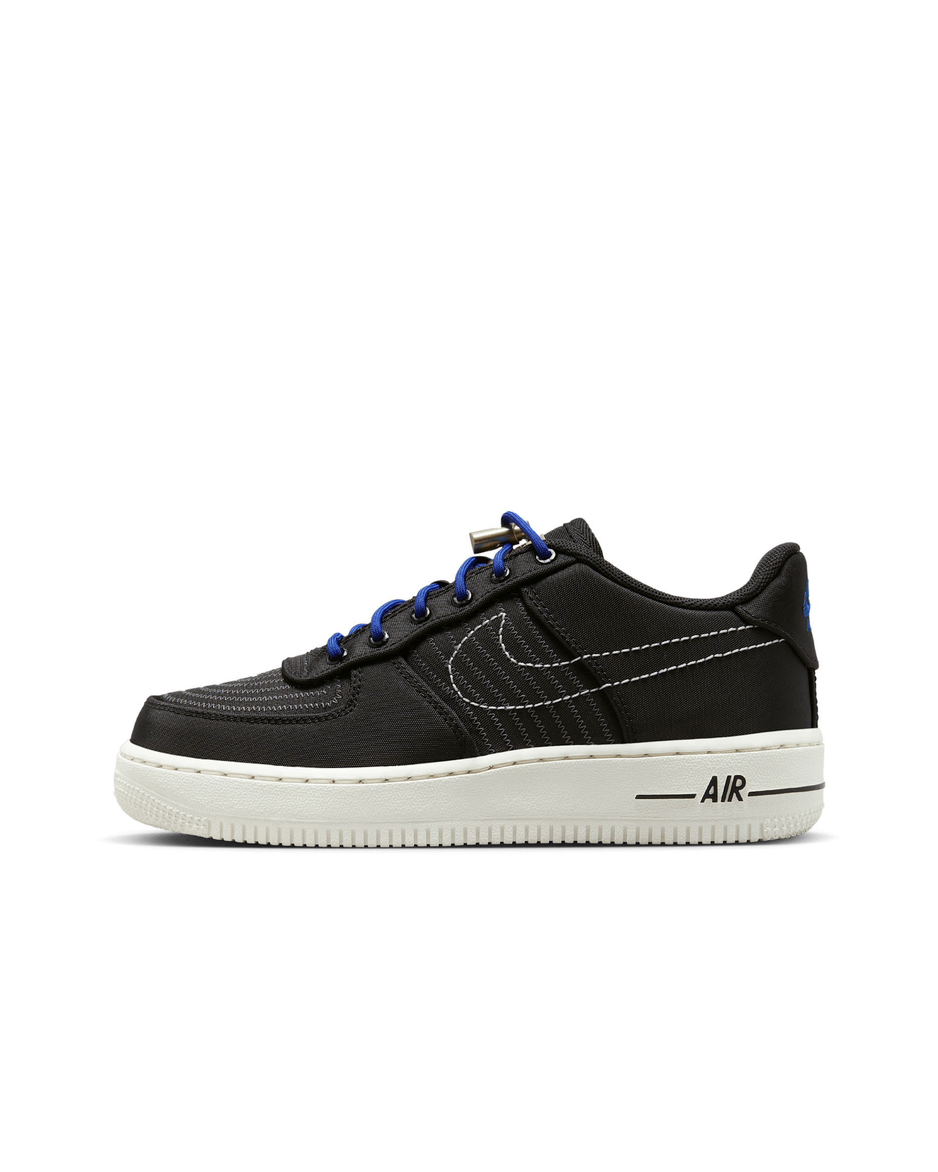 รองเท้าเด็กโต Nike Air Force 1 LV8 3 - ดำ/ดำ/Anthracite/Sail