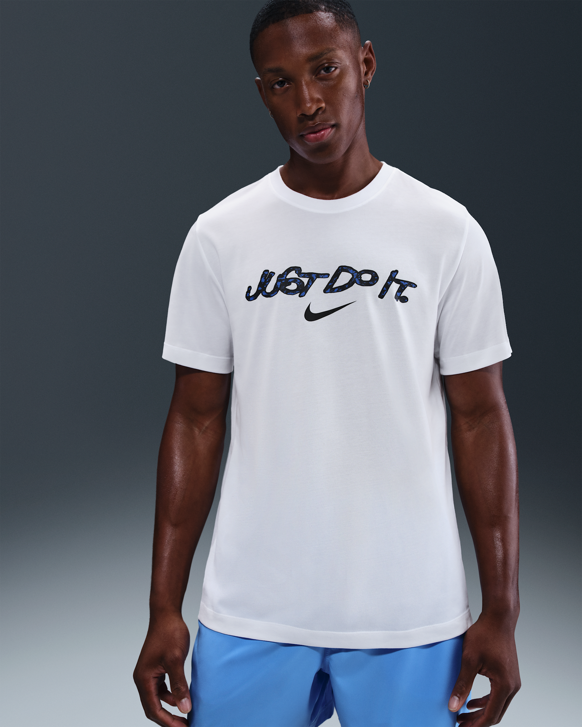 Nike Men's Dri-FIT Training T-Shirt - White
