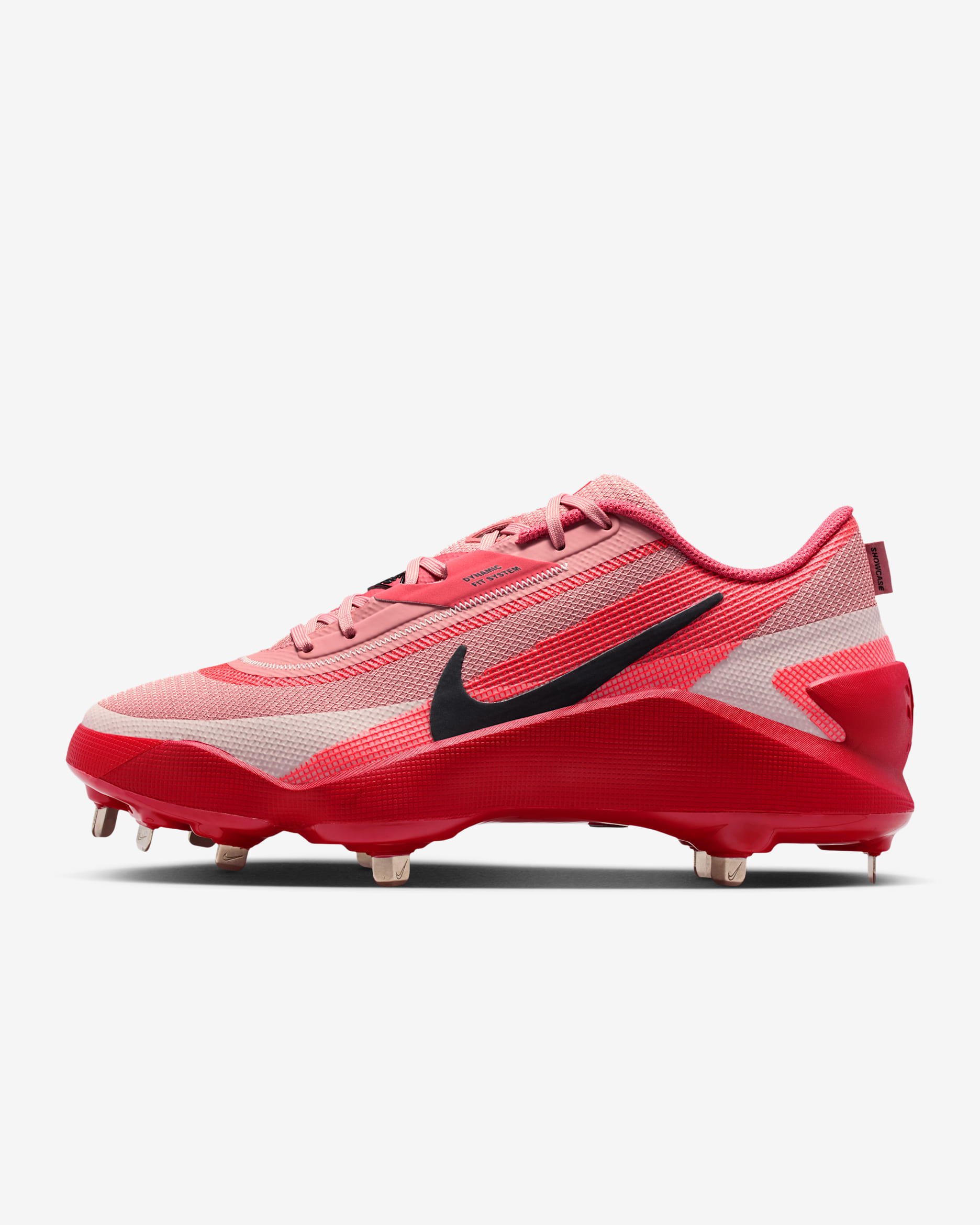 Nike Diamond Showcase MTL Baseball Cleats - Red Stardust/Bright Crimson/Silt Red/Black