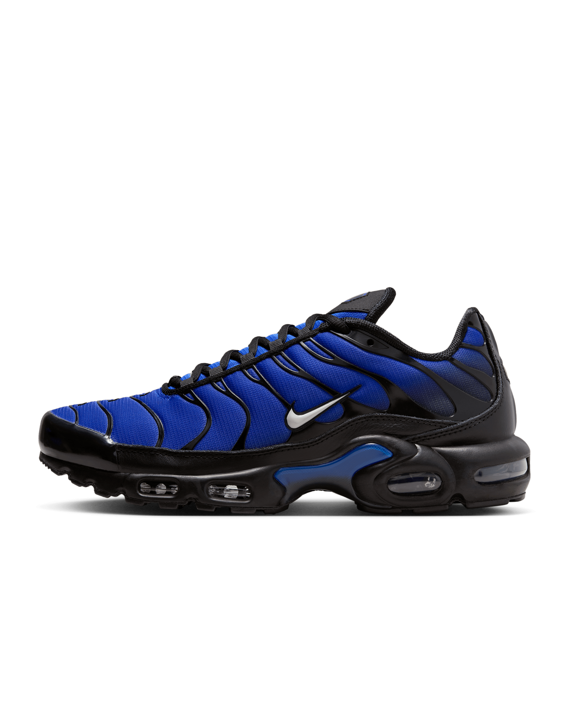 Nike Air Max Plus Premium Men's Shoes - Black/Racer Blue/Obsidian/Phantom