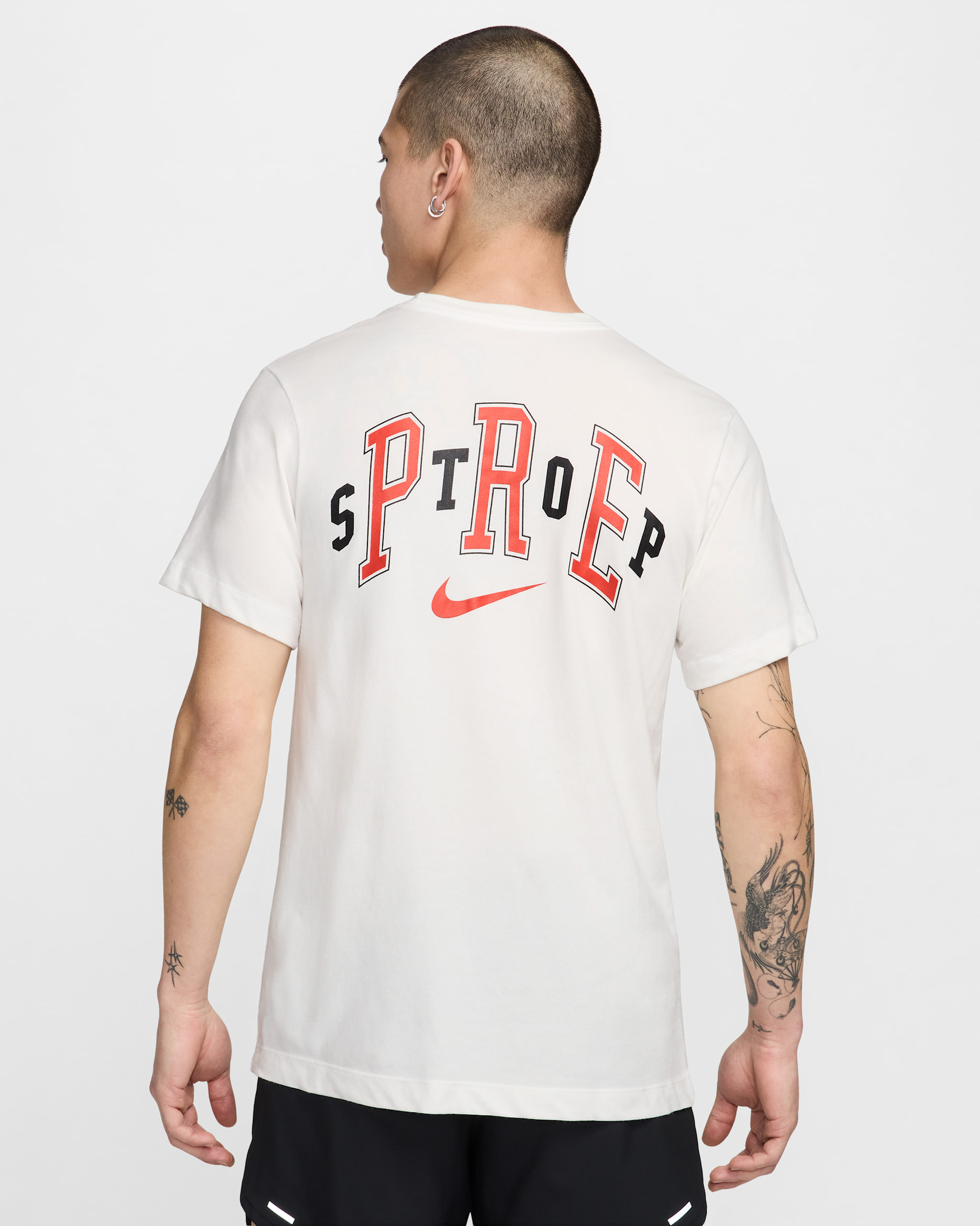 Nike Men's Dri-FIT Running T-Shirt - Summit White