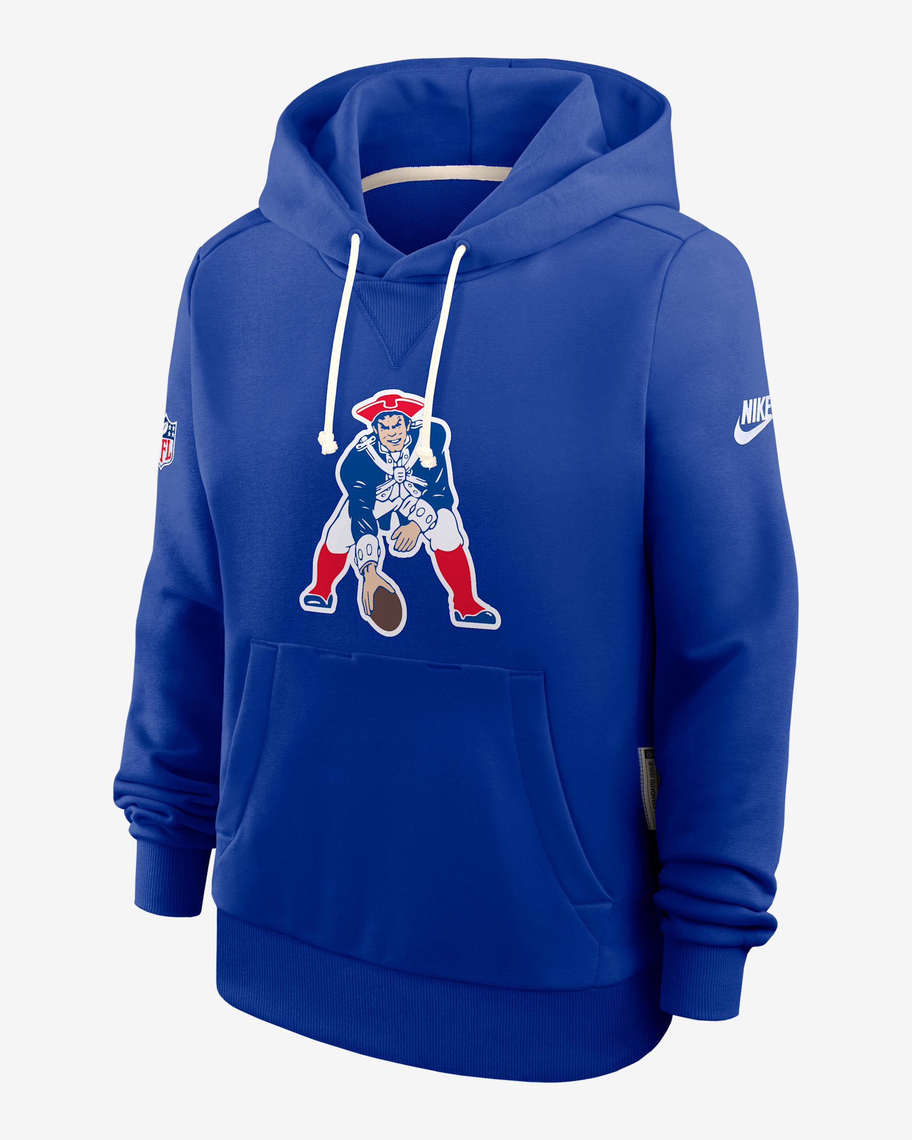 New England Patriots Alt Pack Women's Nike Dri-FIT NFL Pullover Hoodie - Royal