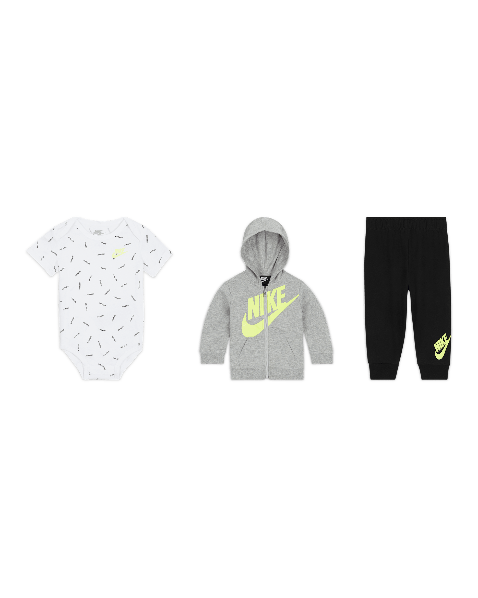 Nike Baby Just Do It 3-Piece Trousers Set - Black