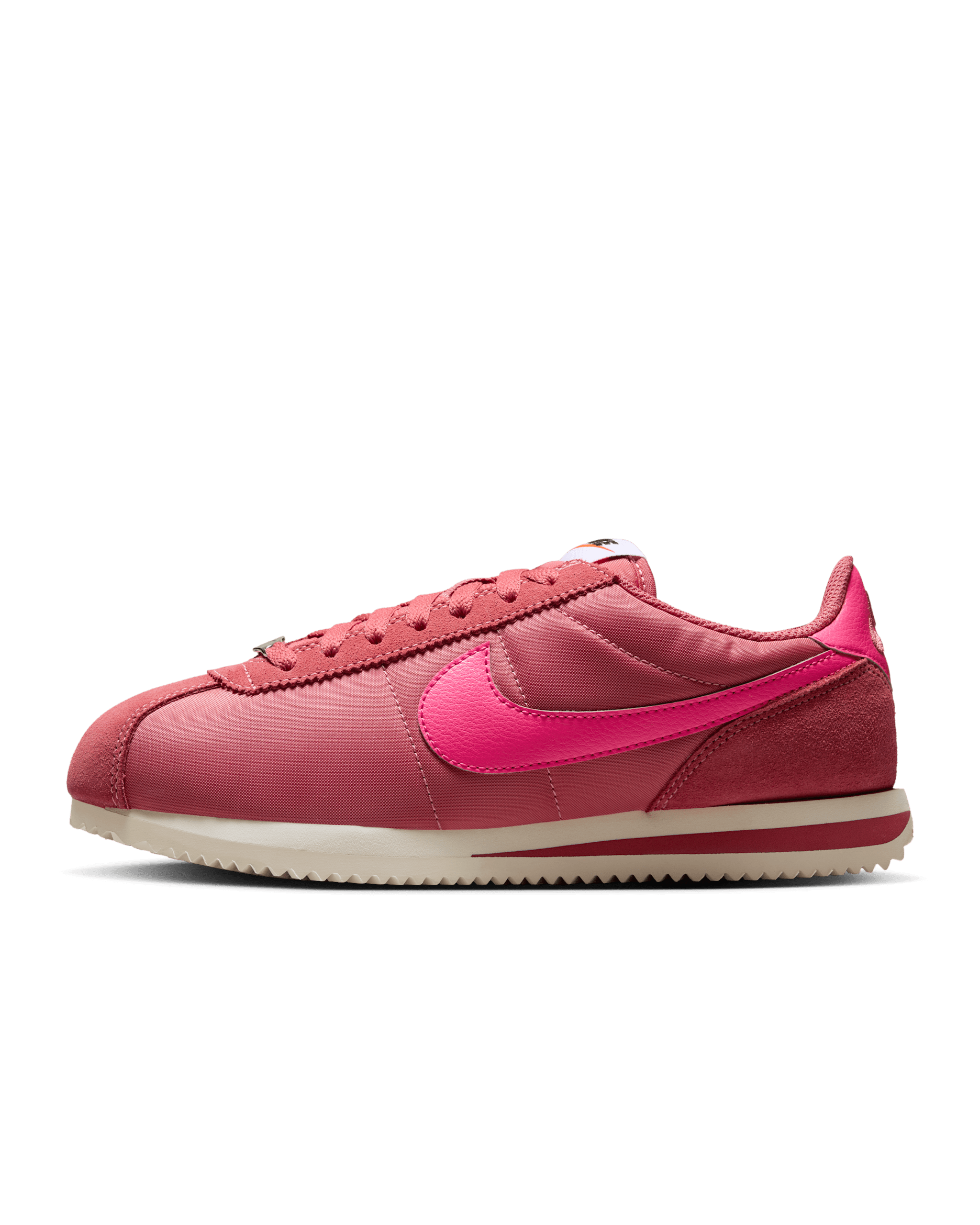 Nike Cortez Textile Shoes - Adobe/Alabaster/Safety Orange/Hyper Pink