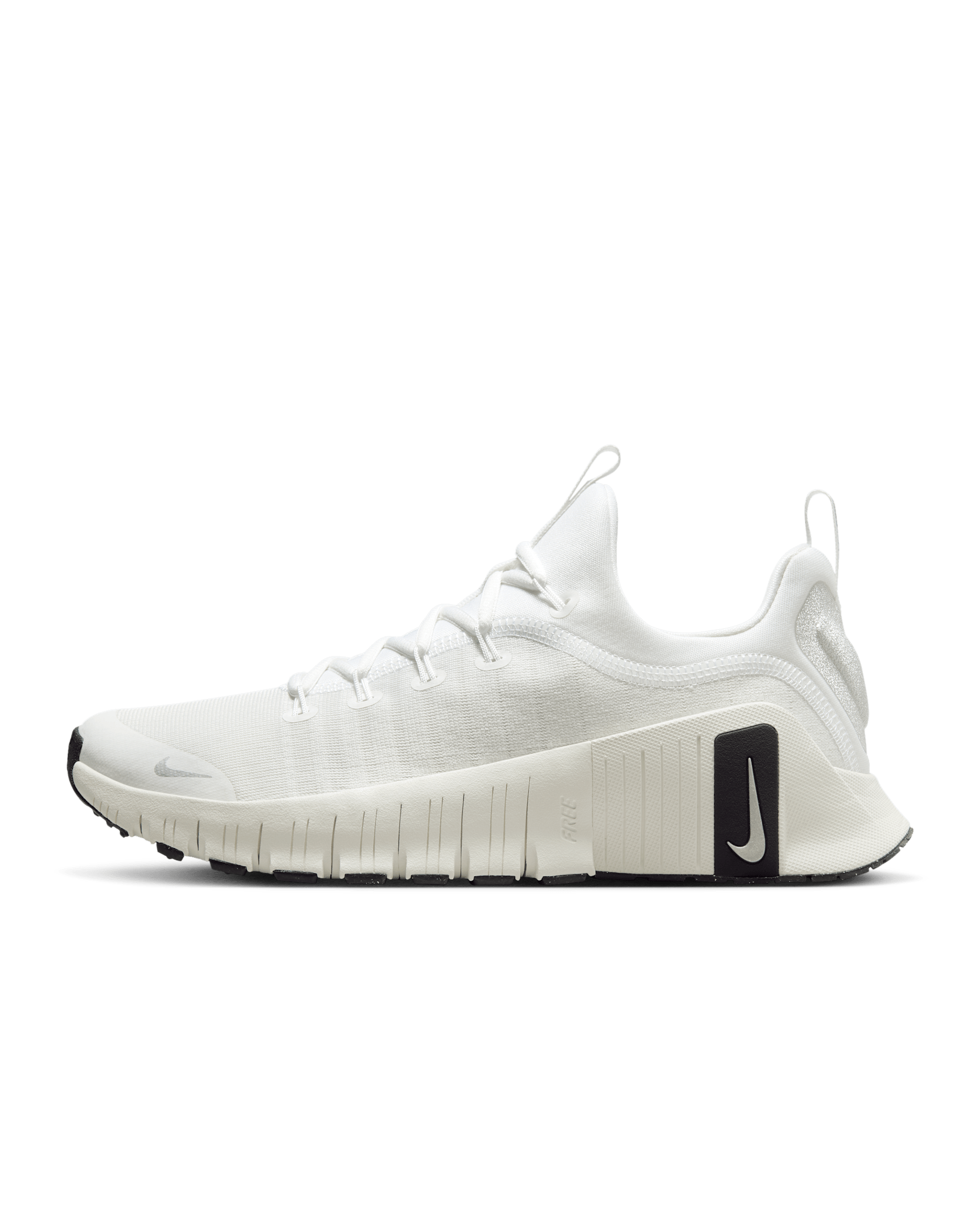 Nike Free Metcon 6 Premium 女款金屬裝飾健身訓練鞋 - Summit White/Sail/黑色/Metallic Silver