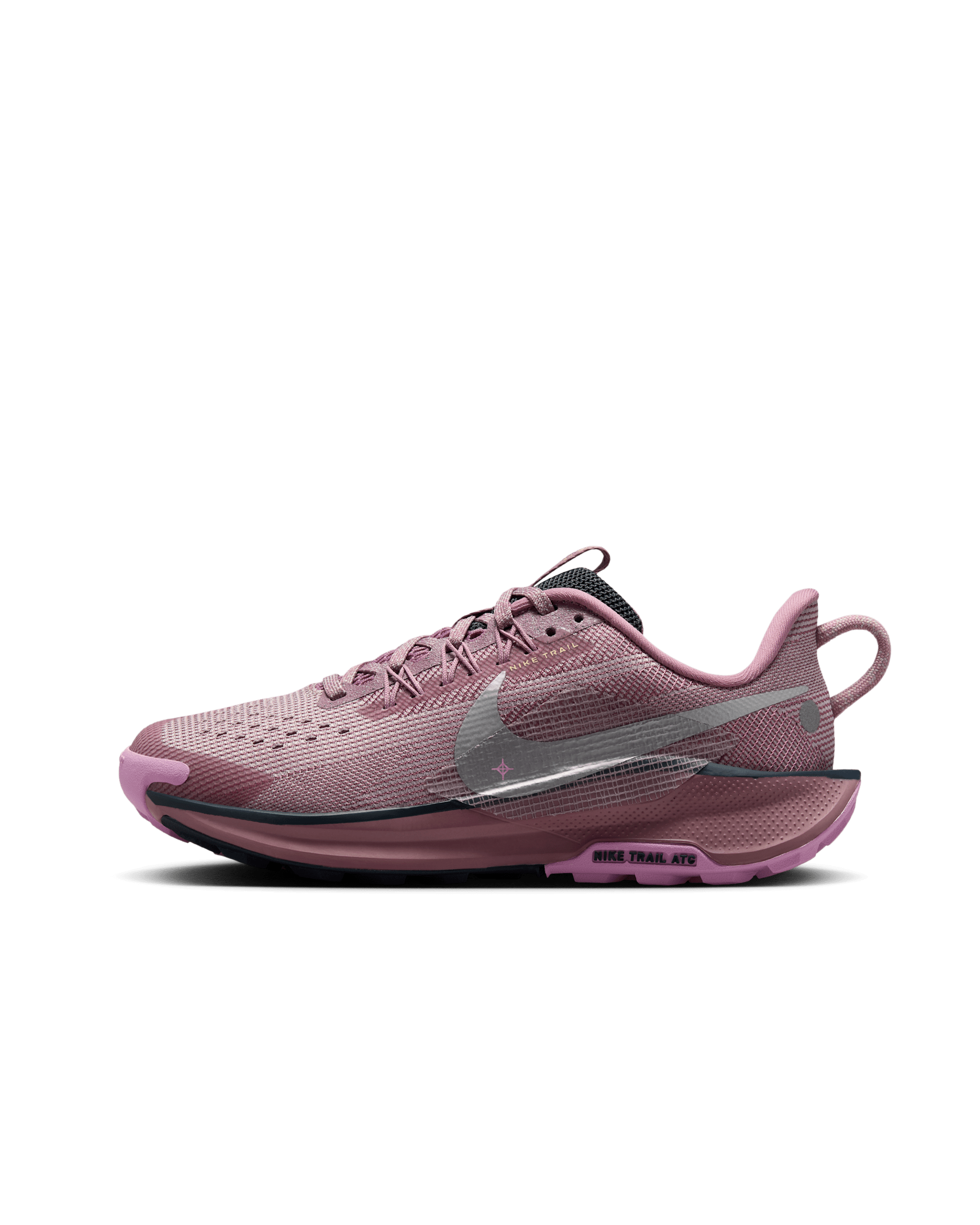 Trailové běžecké boty Nike Pegasus Trail 5 pro větší děti - Plum Dust/Platinum Violet/Beyond Pink/Metallic Silver