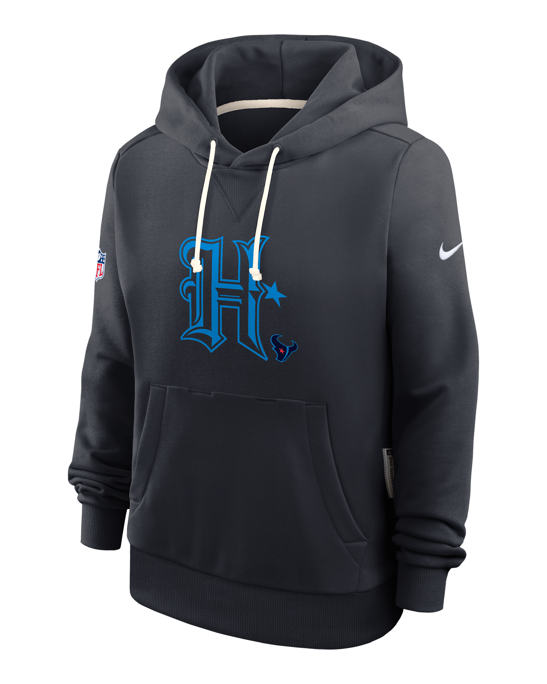 Houston Texans Alt Pack Women's Nike Dri-FIT NFL Pullover Hoodie - Navy